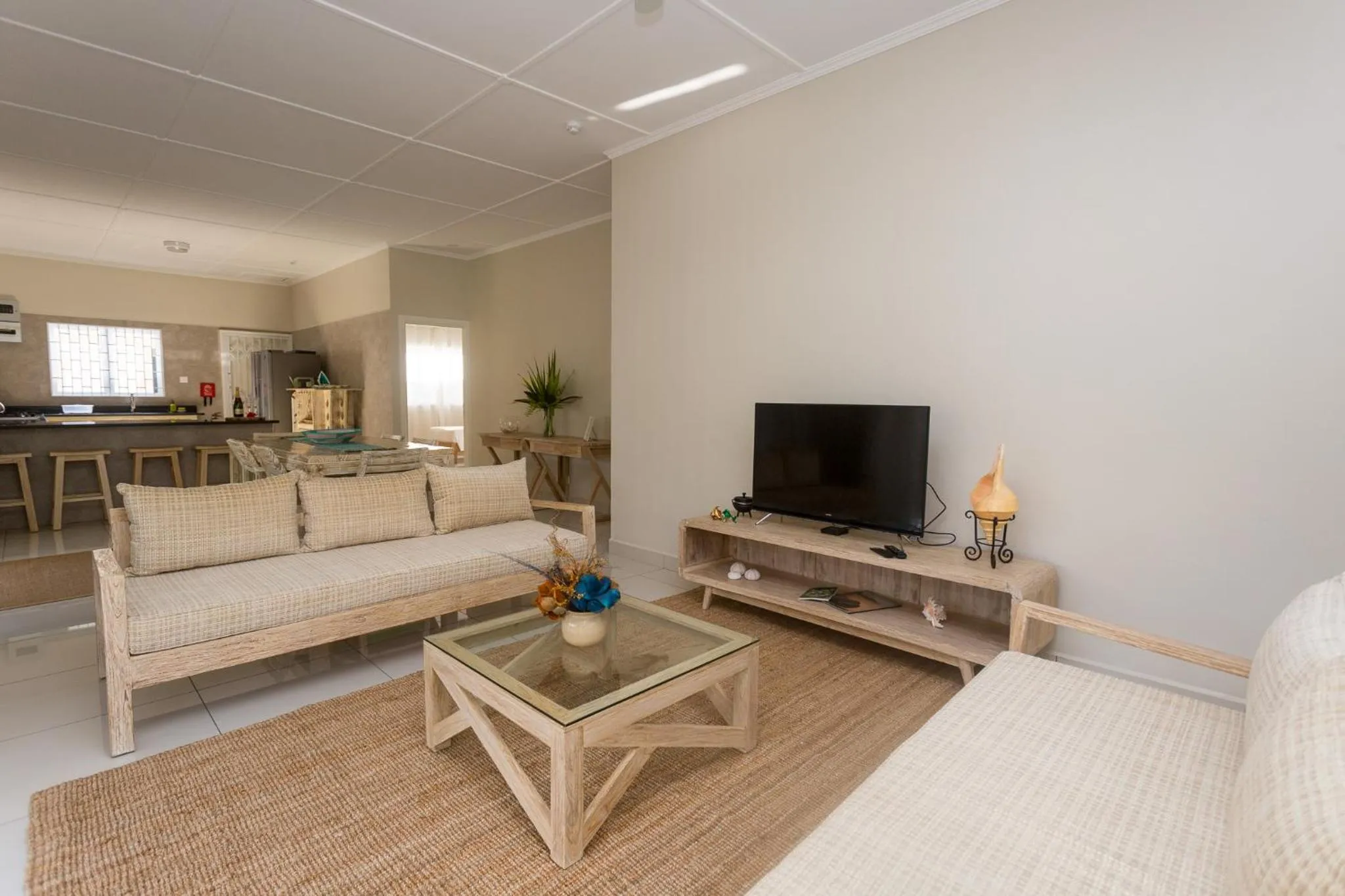 TV and multimedia in Beau Vallon Villa Chalets