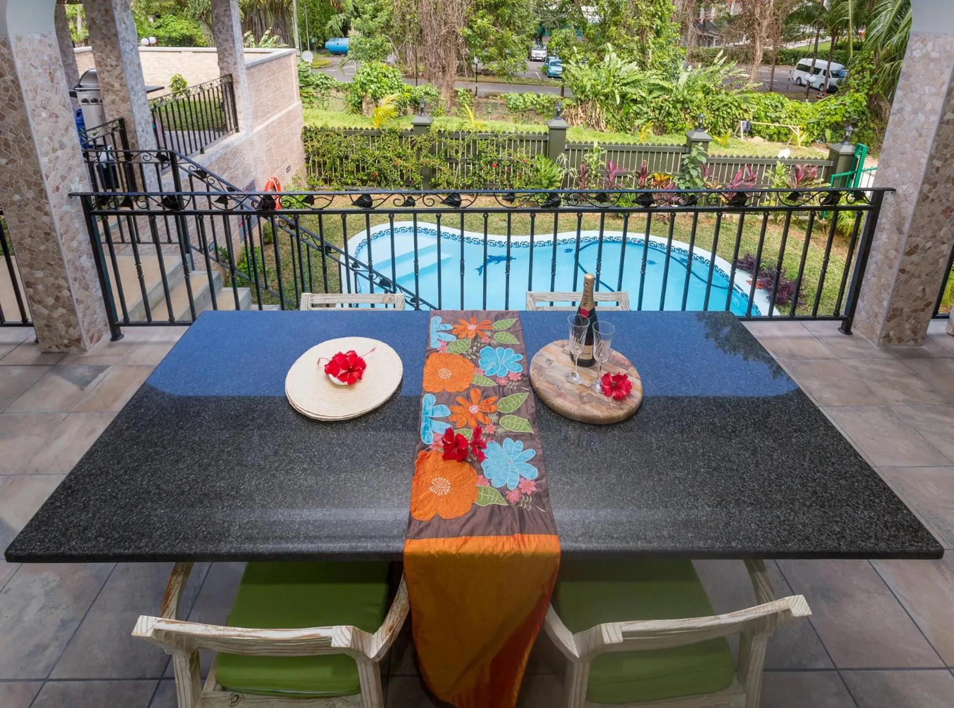 View (from property/room) in Beau Vallon Villa Chalets