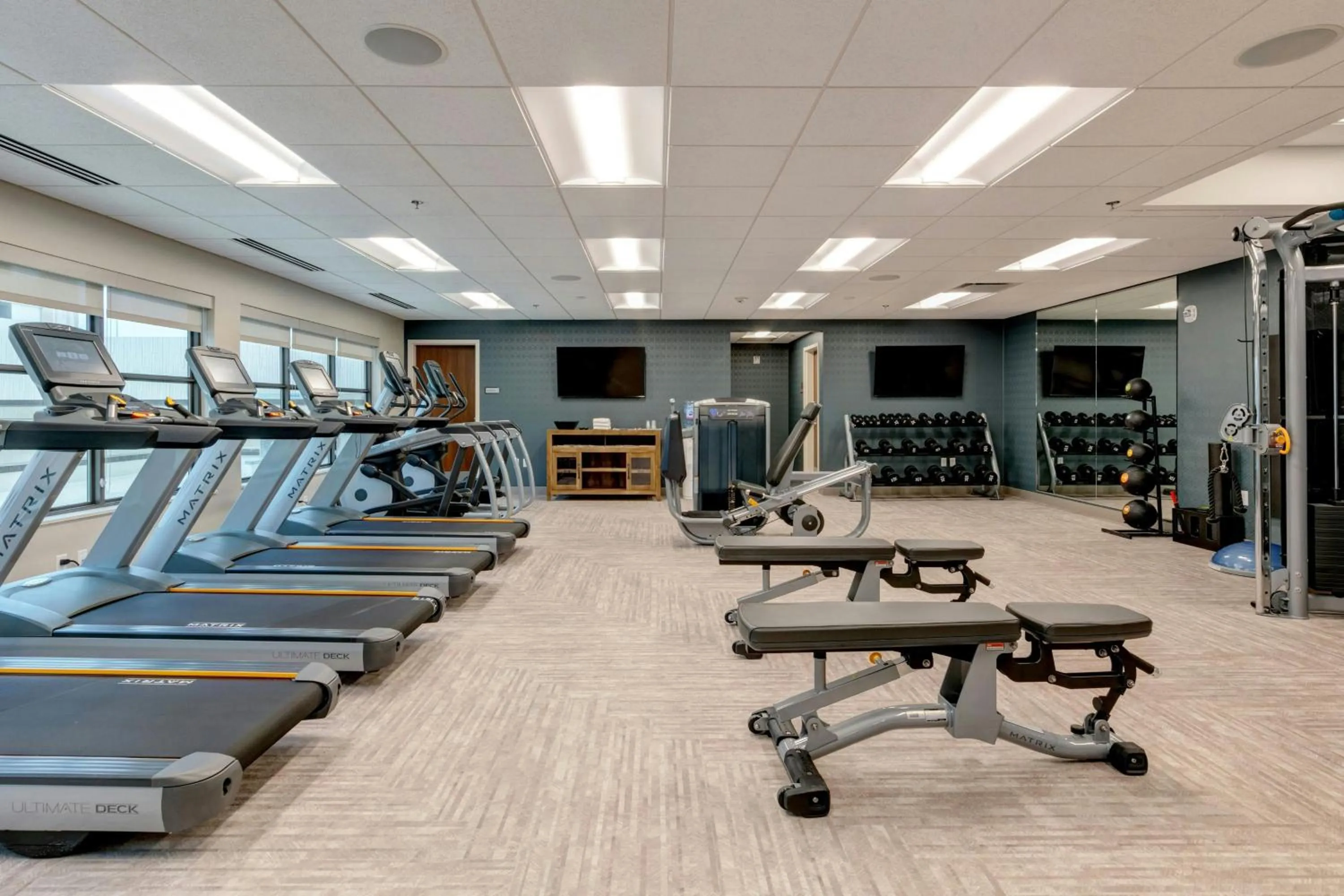 Fitness centre/facilities in Marriott Dallas Allen Hotel & Convention Center