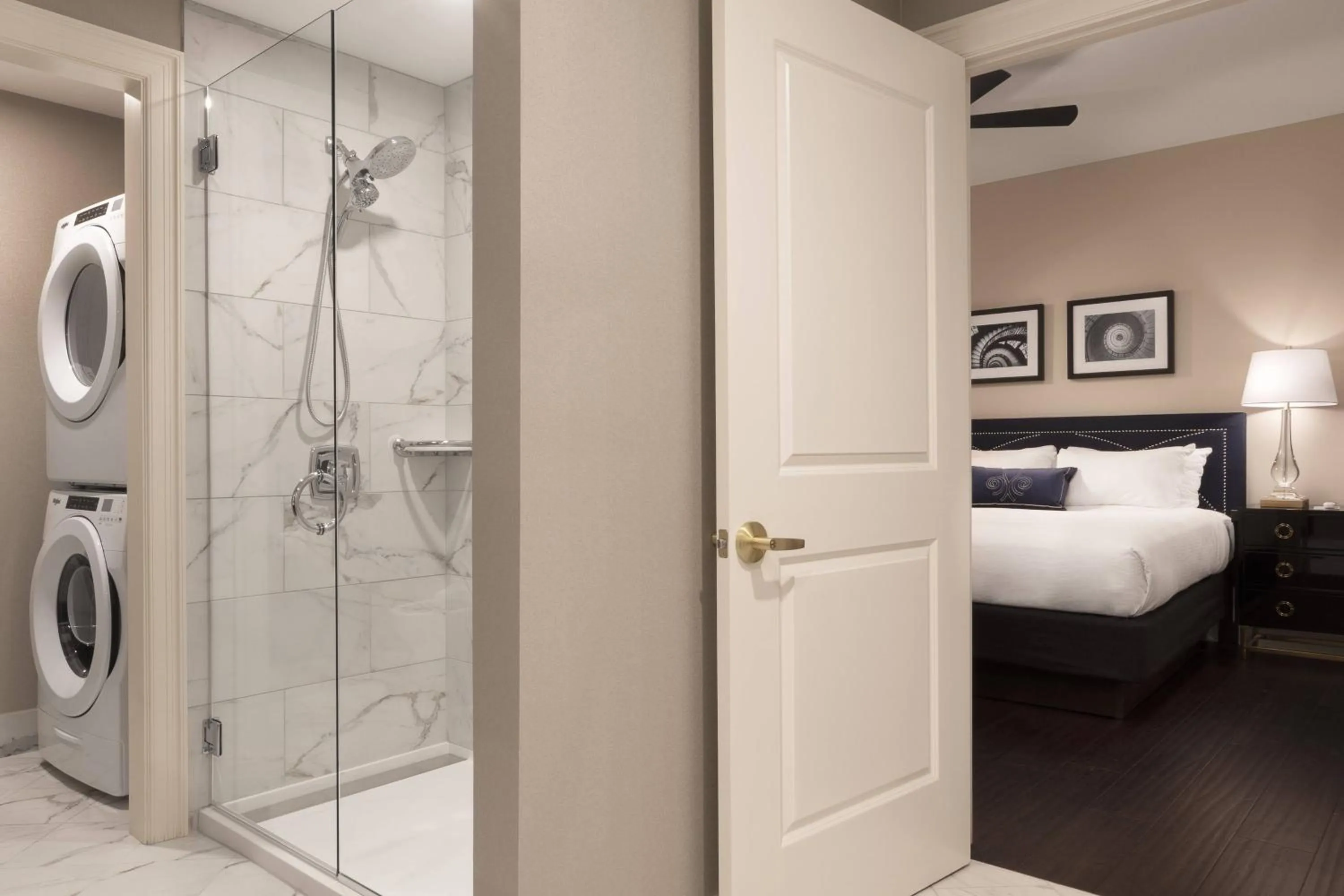 Bathroom, Bed in Hotel Saint Louis, Autograph Collection