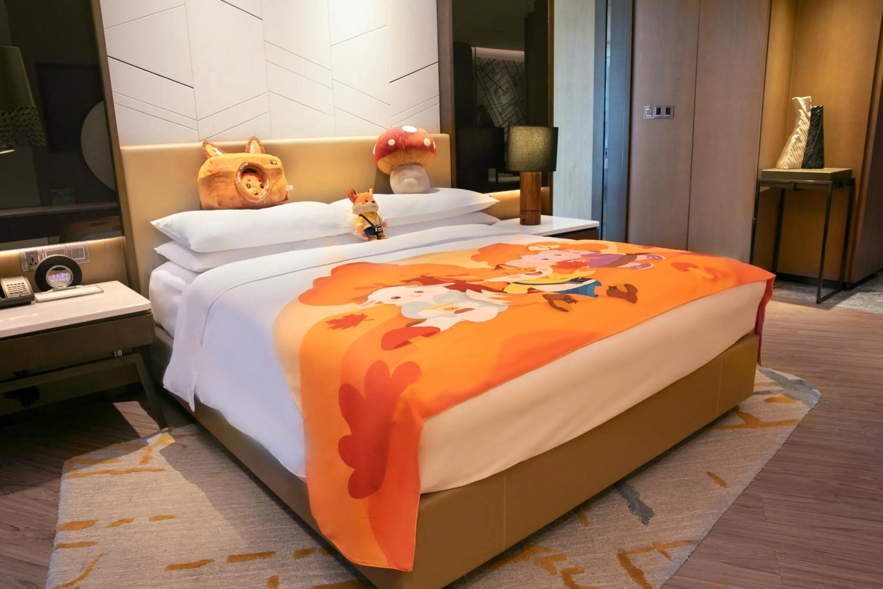 Photo of the whole room, Bed in Renaissance Xi'an Hotel