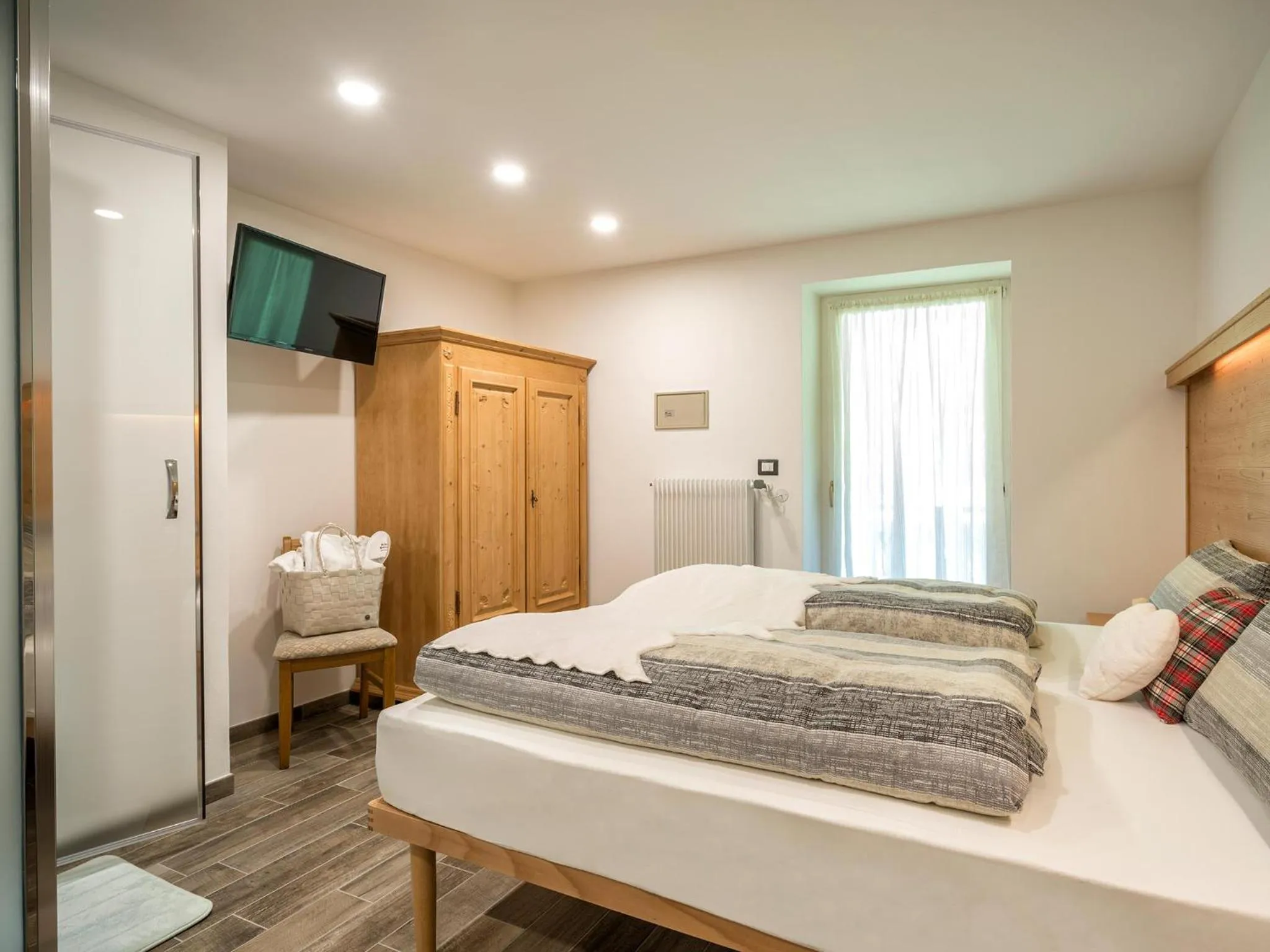 Bedroom, Bed in Albergo Panorama