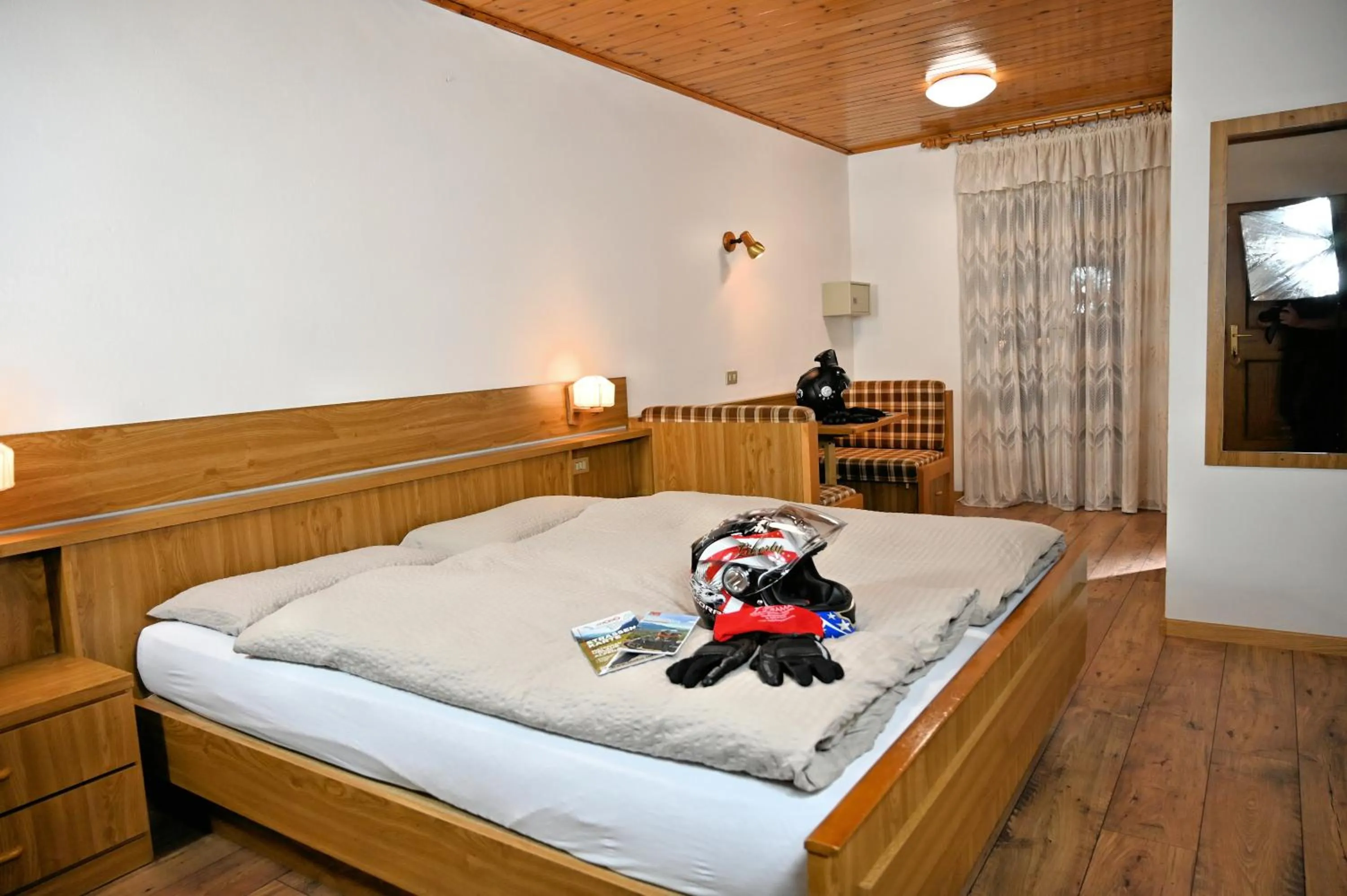 Bedroom, Bed in Albergo Panorama