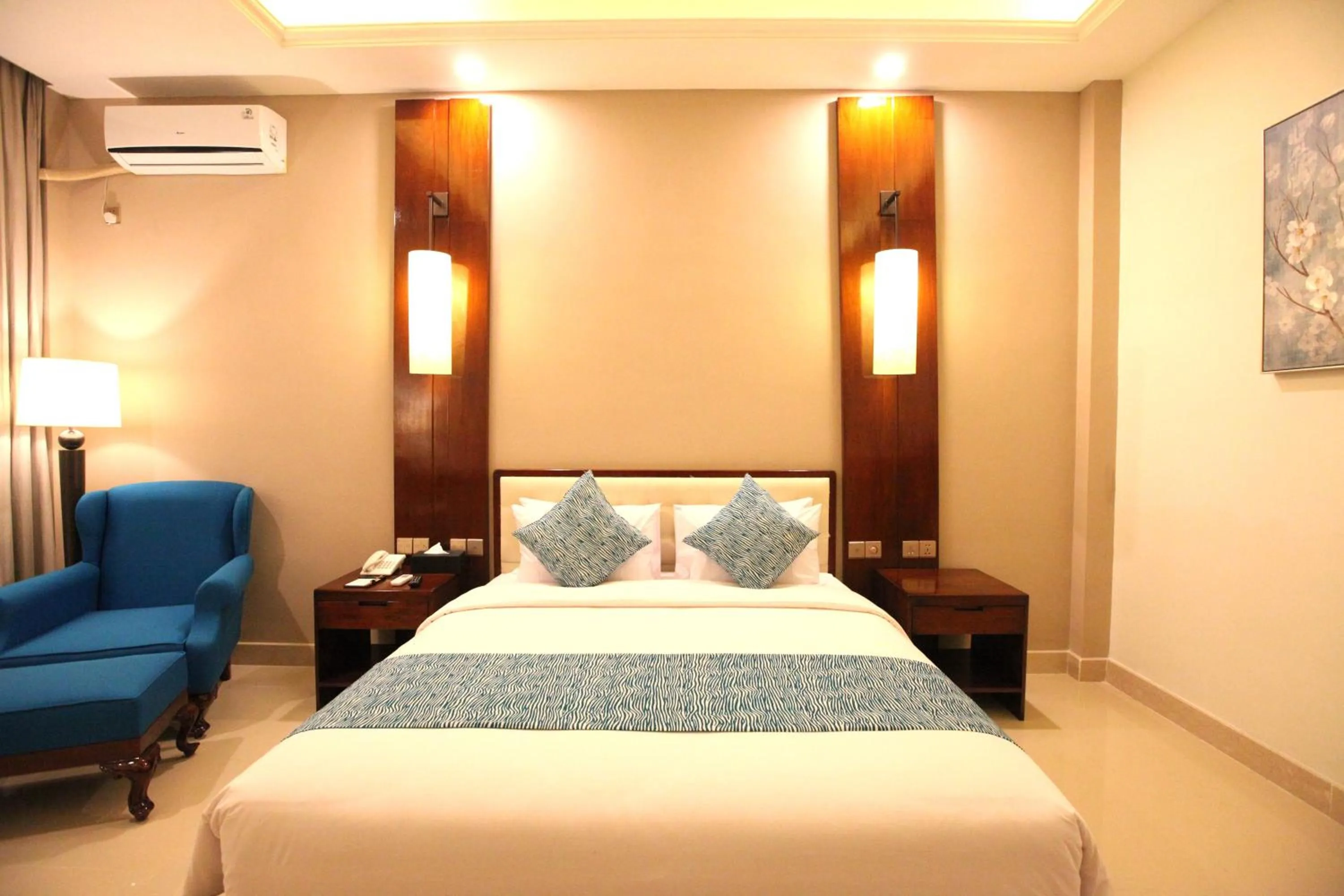 Bed in NDC Resort & Spa