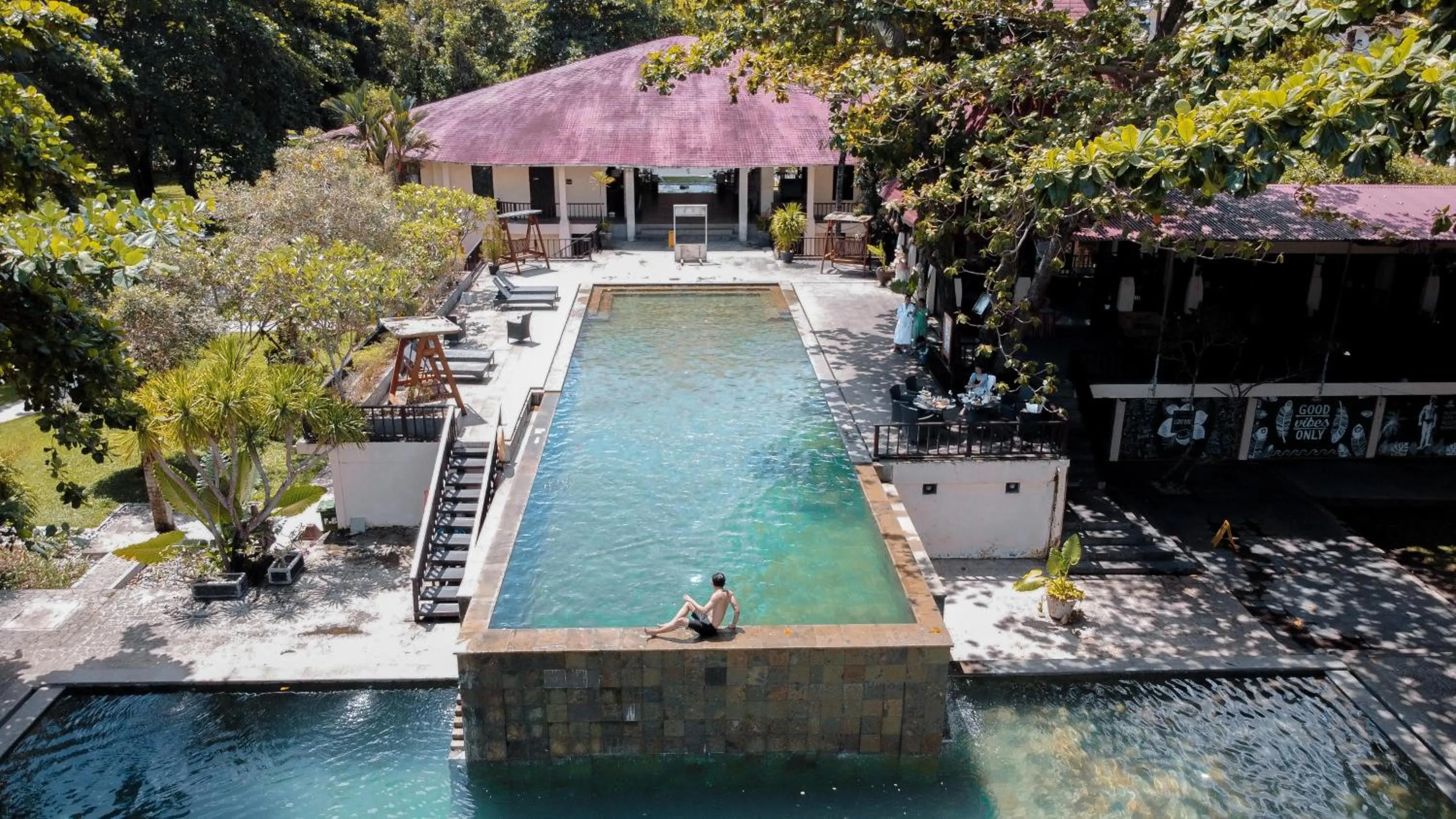 Pool view in NDC Resort & Spa
