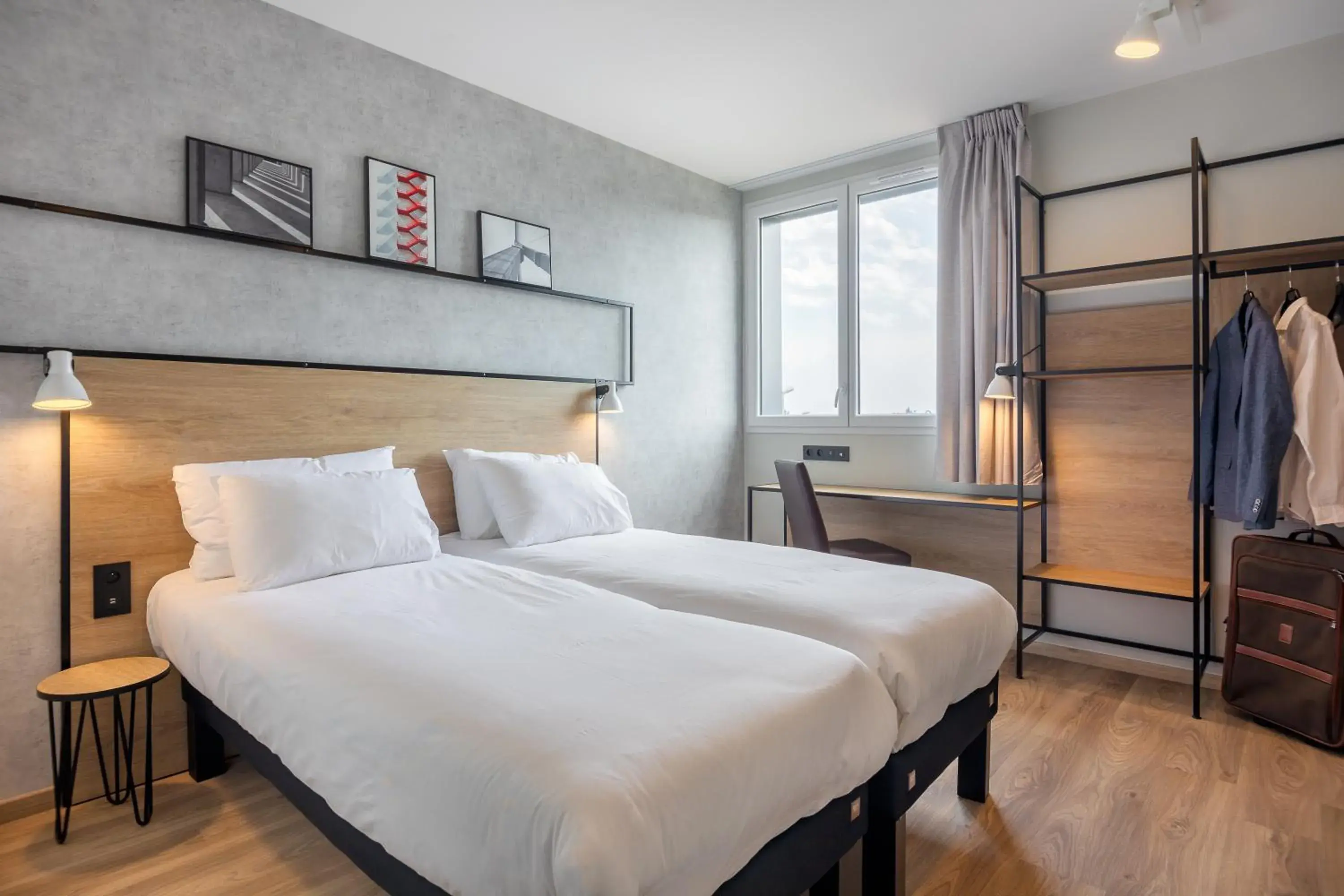 Bed in ibis Dijon Sud Bed in ibis Dijon Sud