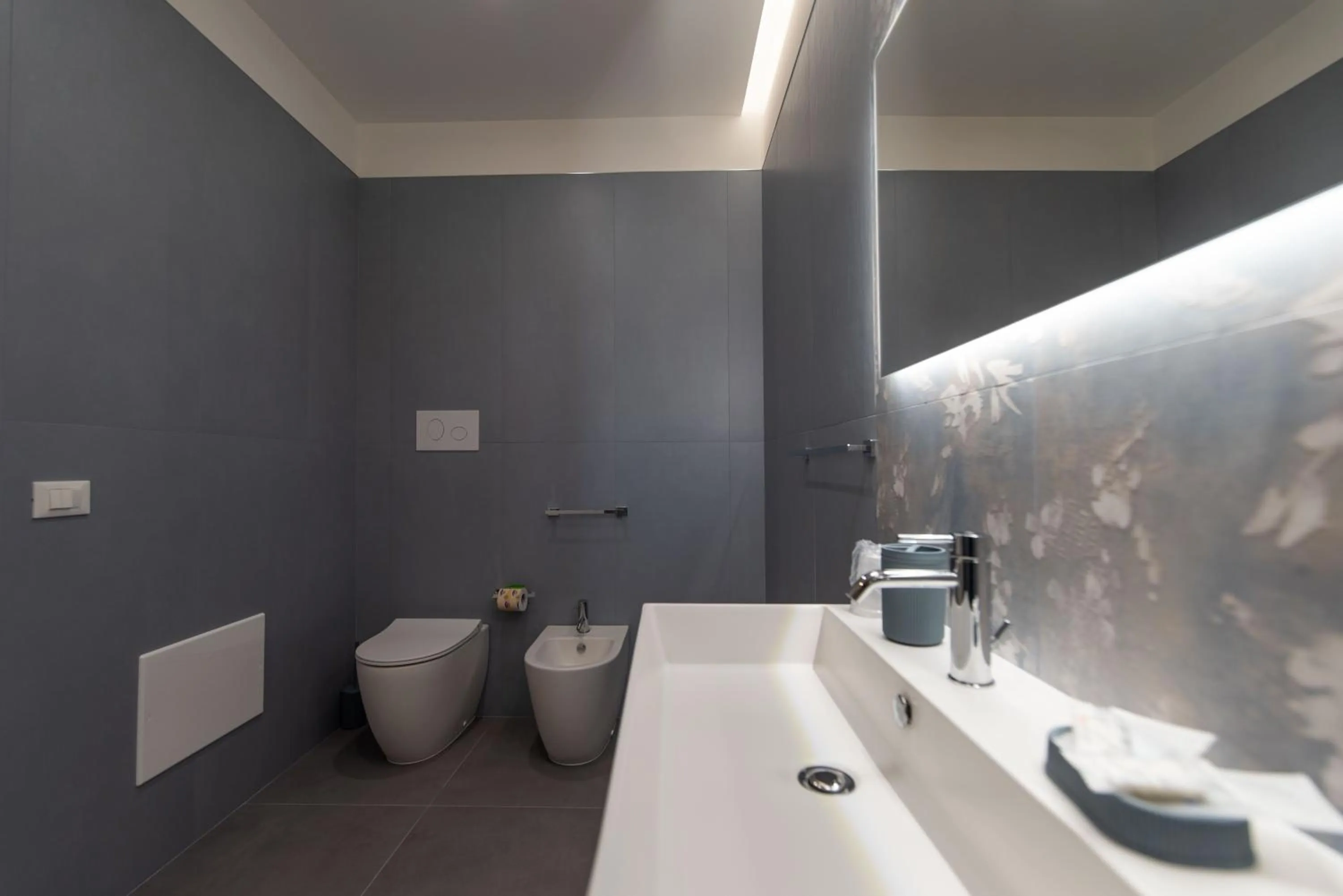 Shower in Affittacamere Aloe