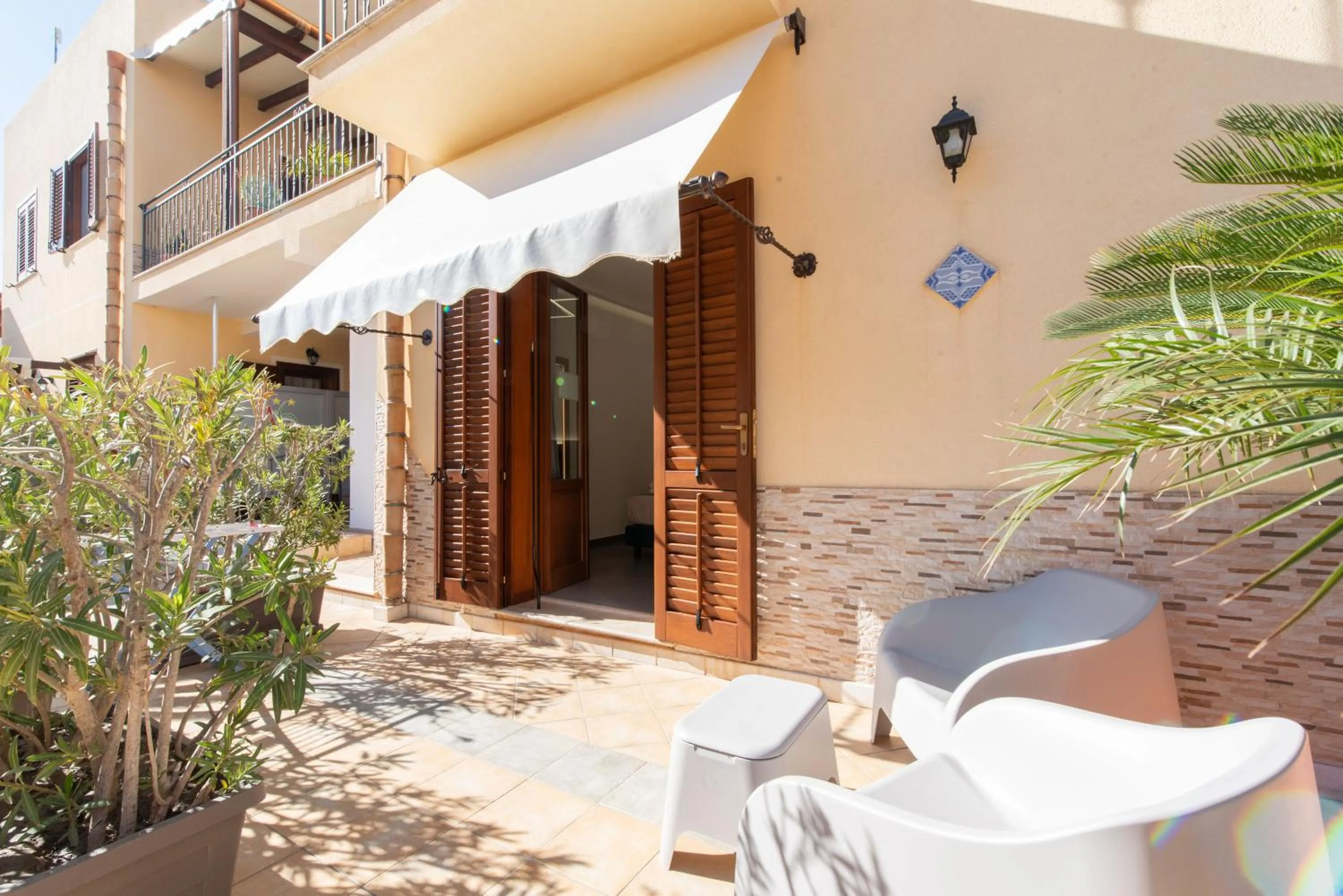 Patio in Affittacamere Aloe