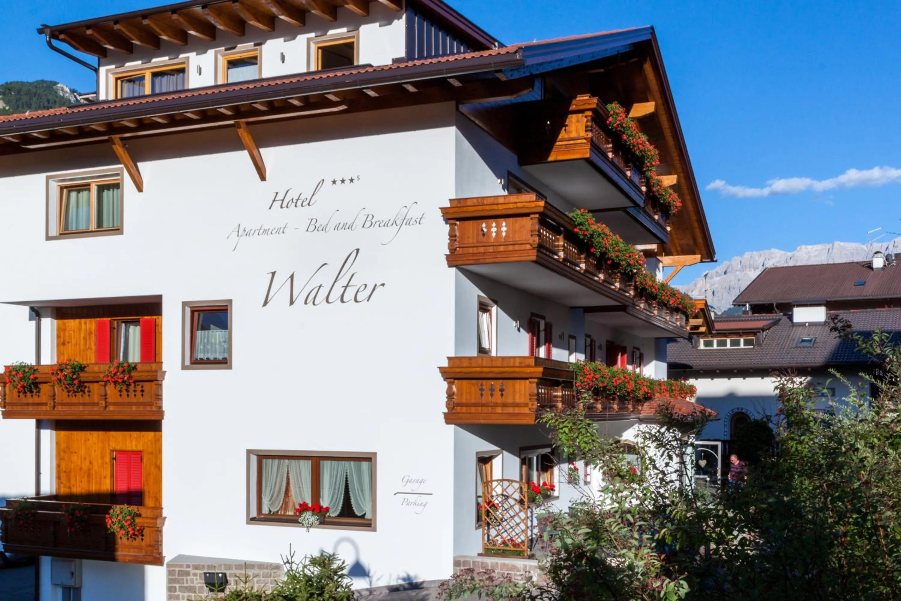 Property building in Hotel Garni Walter