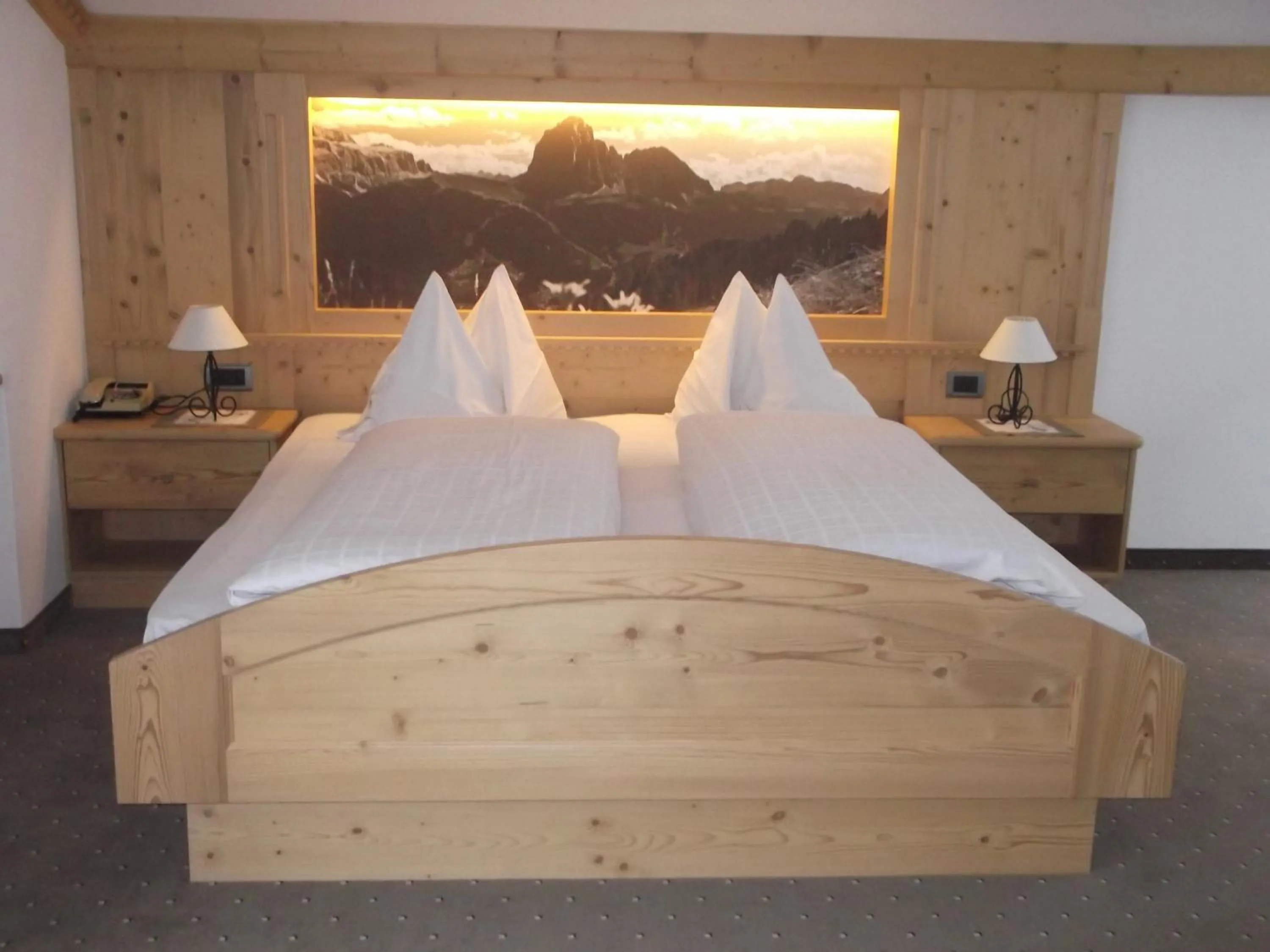 Bed in Hotel Garni Walter