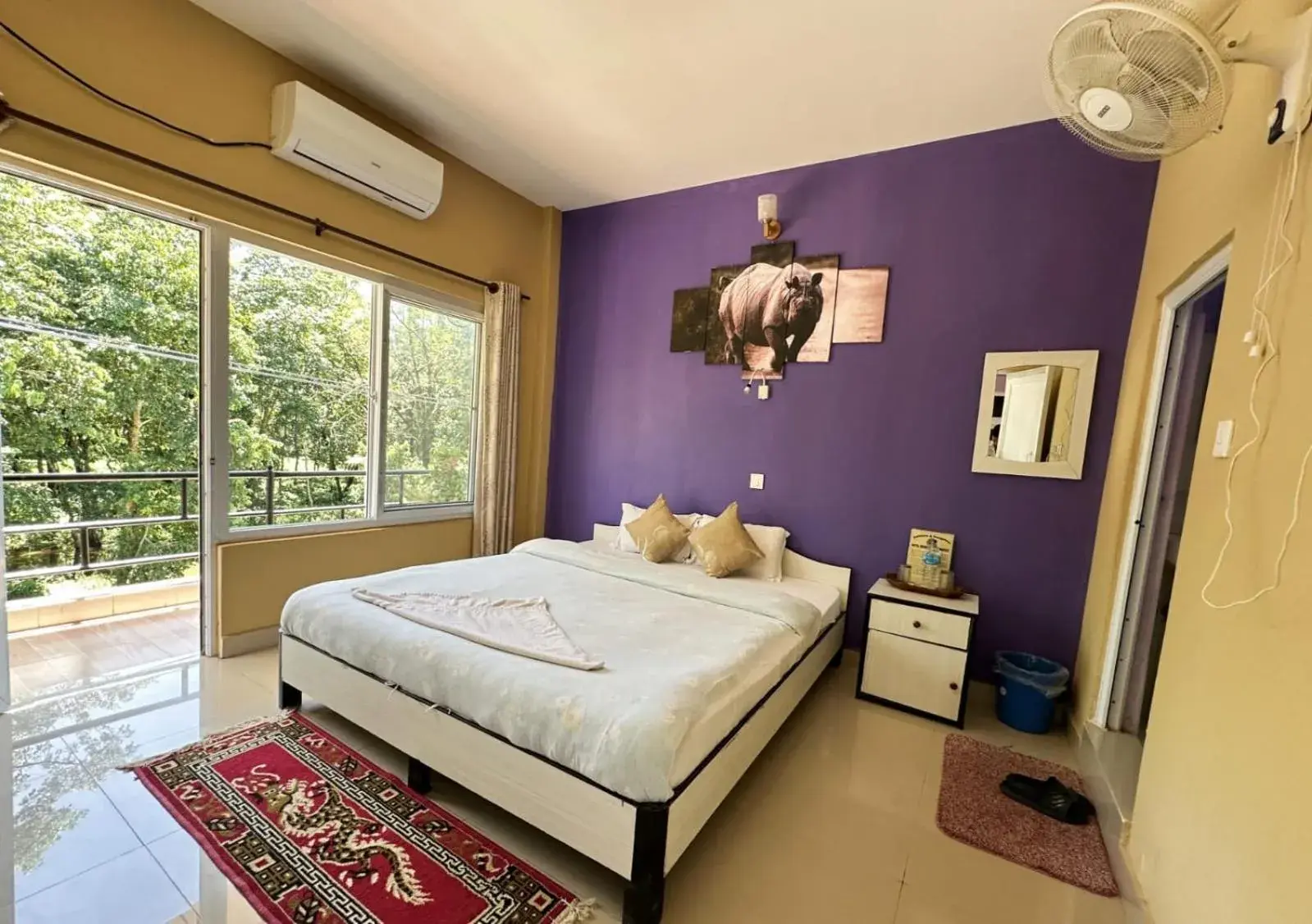Double Room with Terrace - single occupancy in Hotel Rhinoceros-Homestay Double Room with Terrace - single occupancy in Hotel Rhinoceros-Homestay