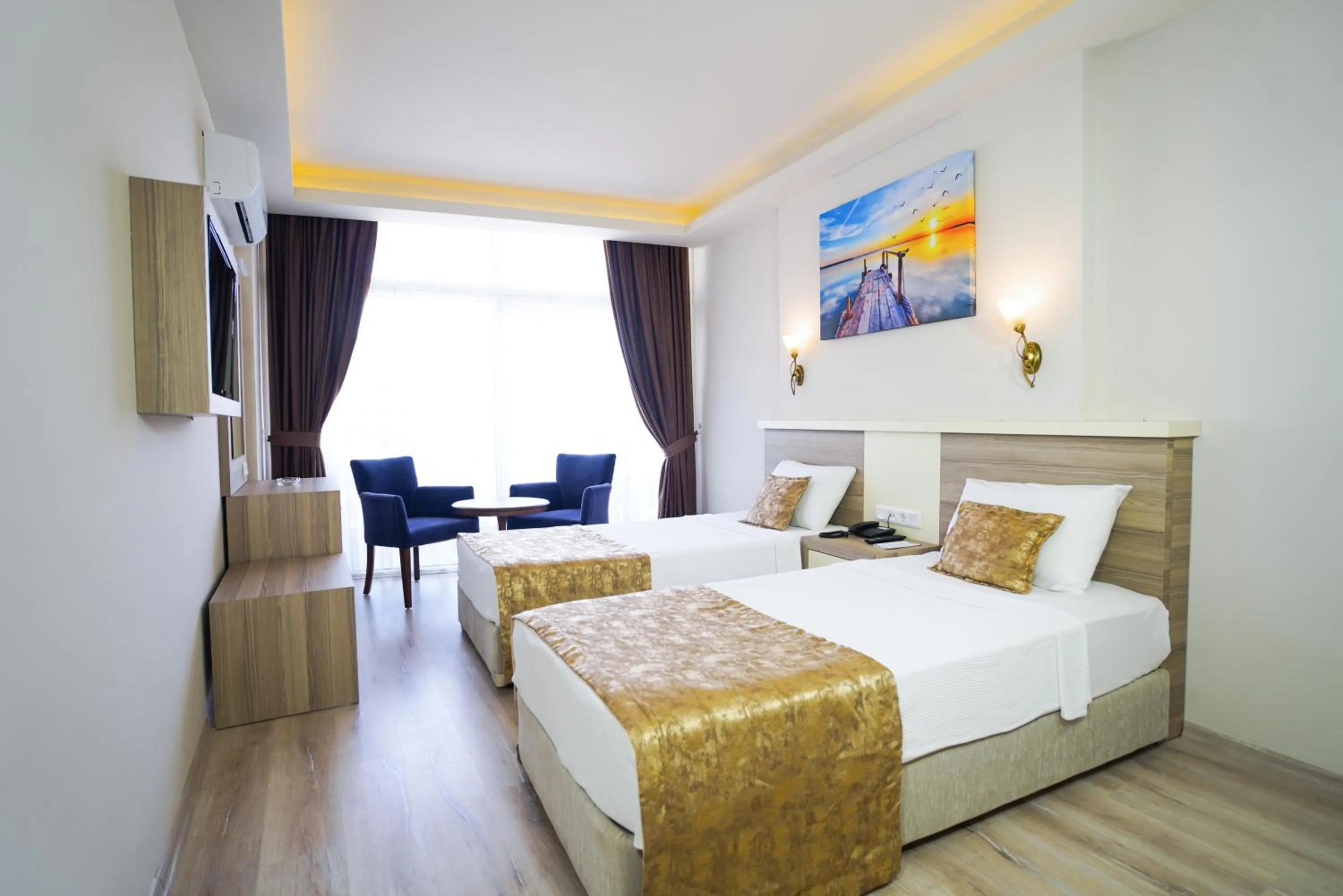 Bed in Seren Sari Hotel