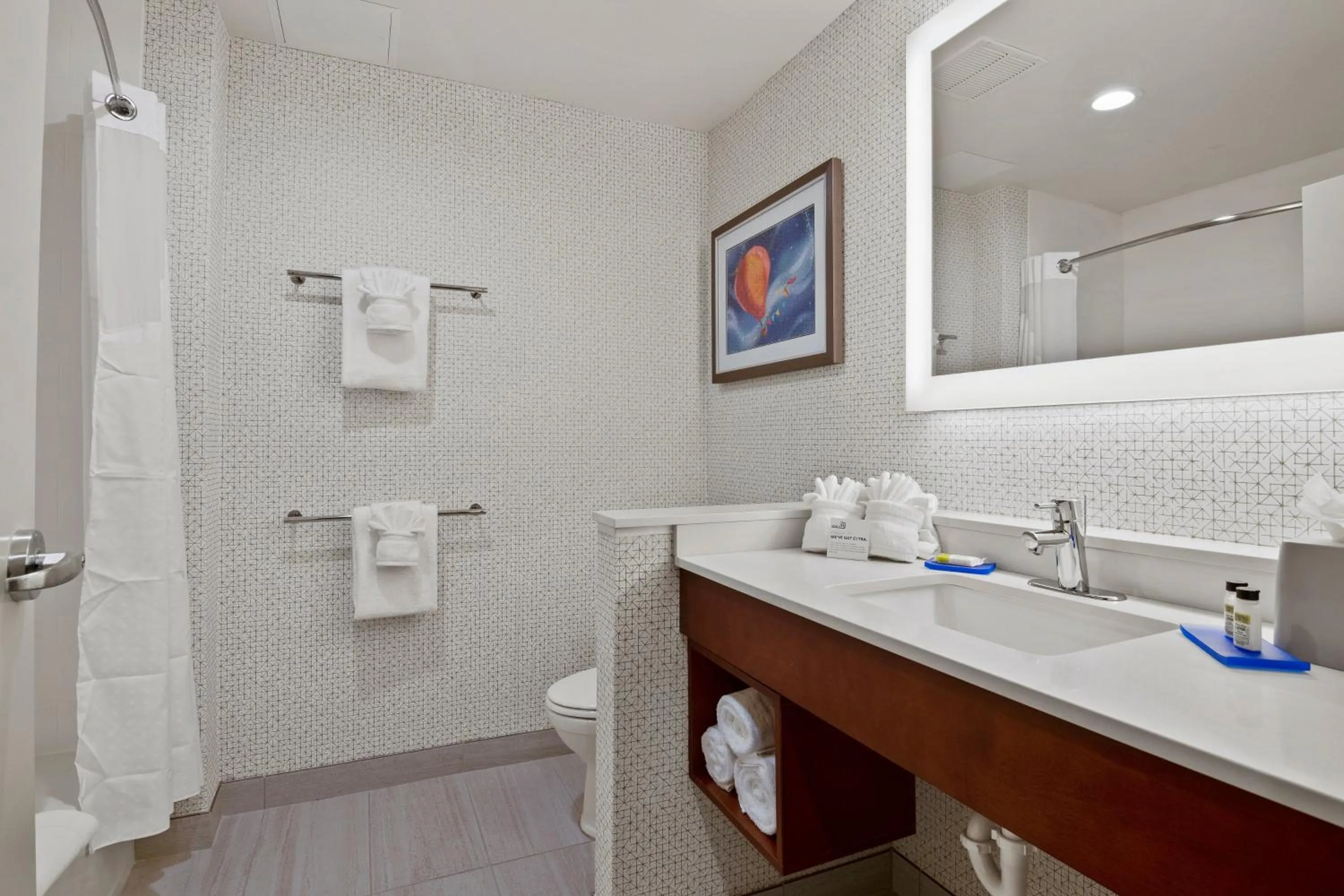 Bathroom in Holiday Inn Express & Suites Orlando- Lake Buena Vista by IHG