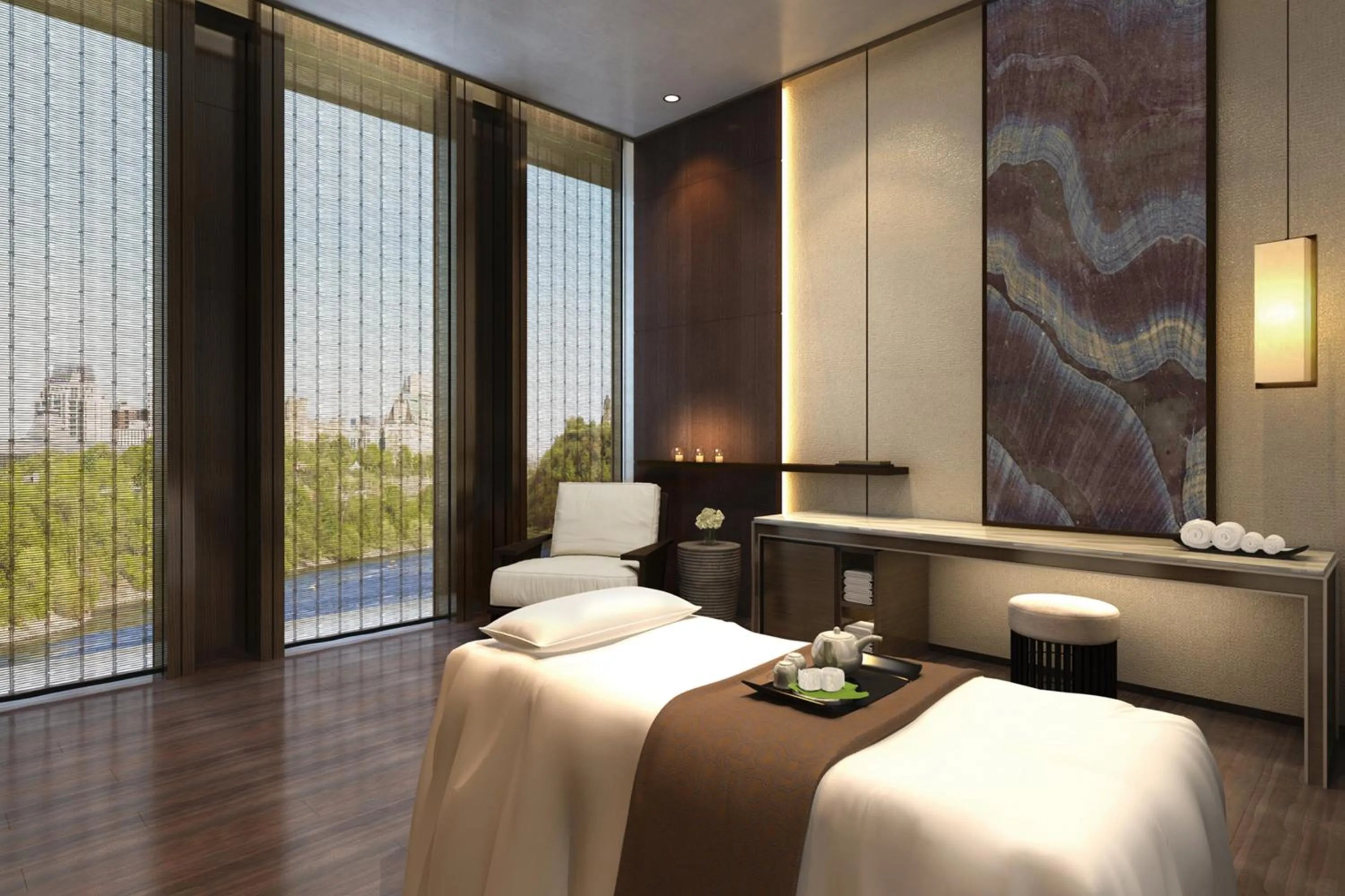 Swimming pool, Bed in InterContinental Hefei by IHG