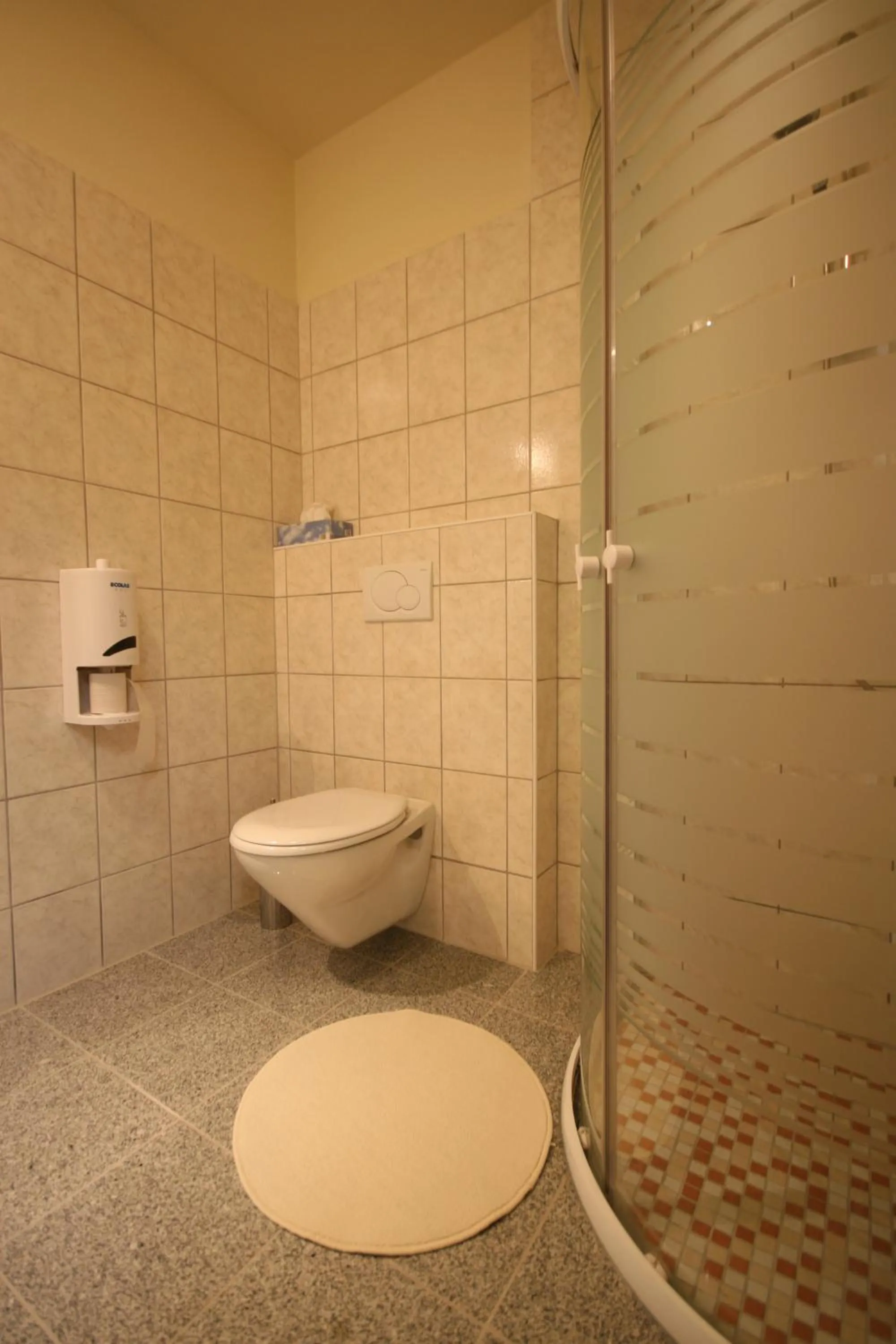 Bathroom in Gösser BACHGASSLHOF -- Bed and Breakfast -- Apartments