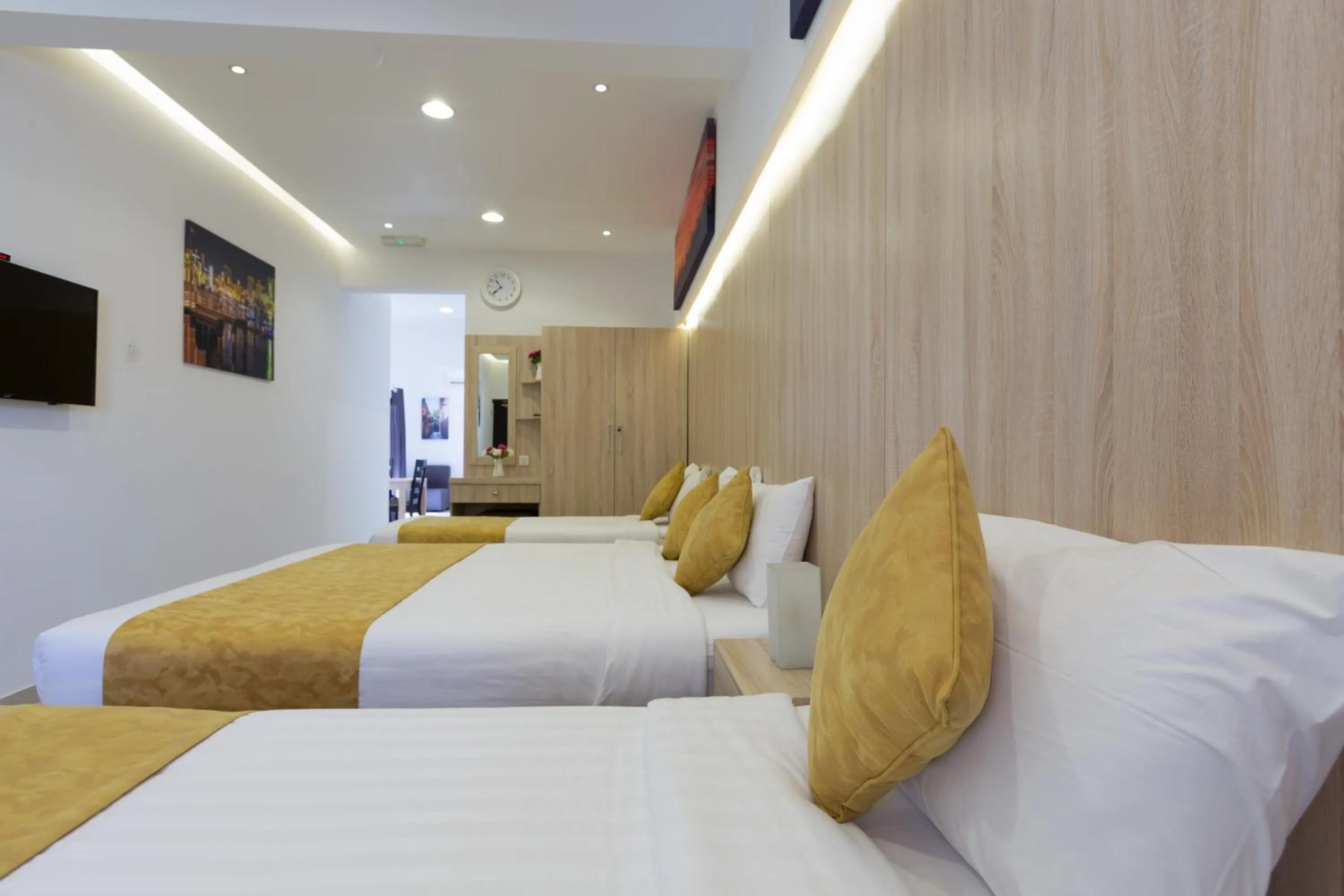 Bed in 24 Gold Hotel