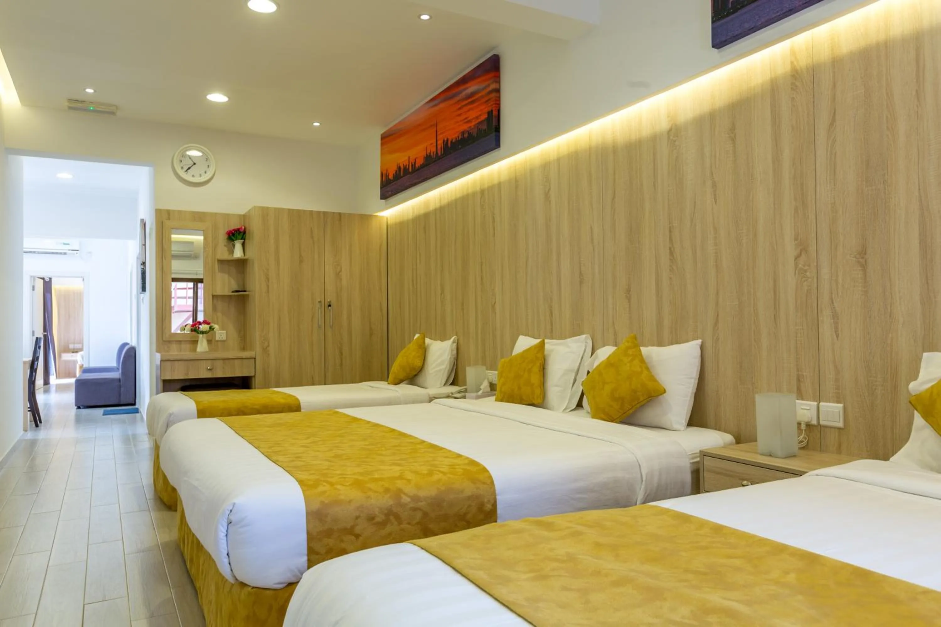 Bed in 24 Gold Hotel