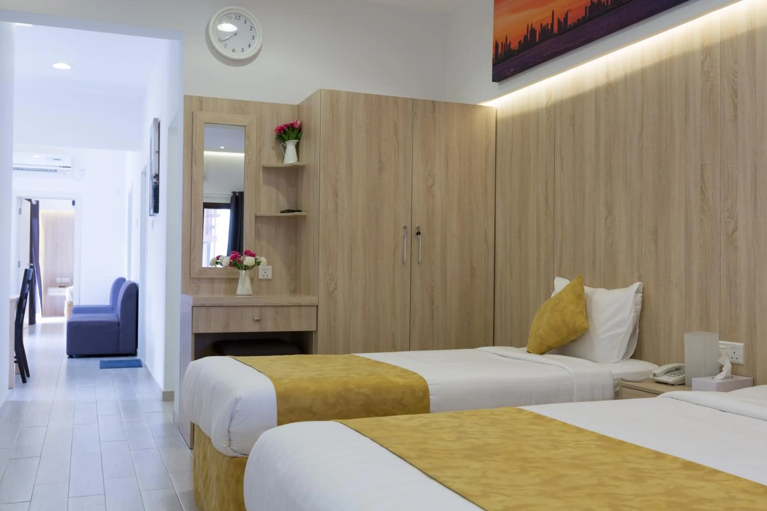 Bed in 24 Gold Hotel