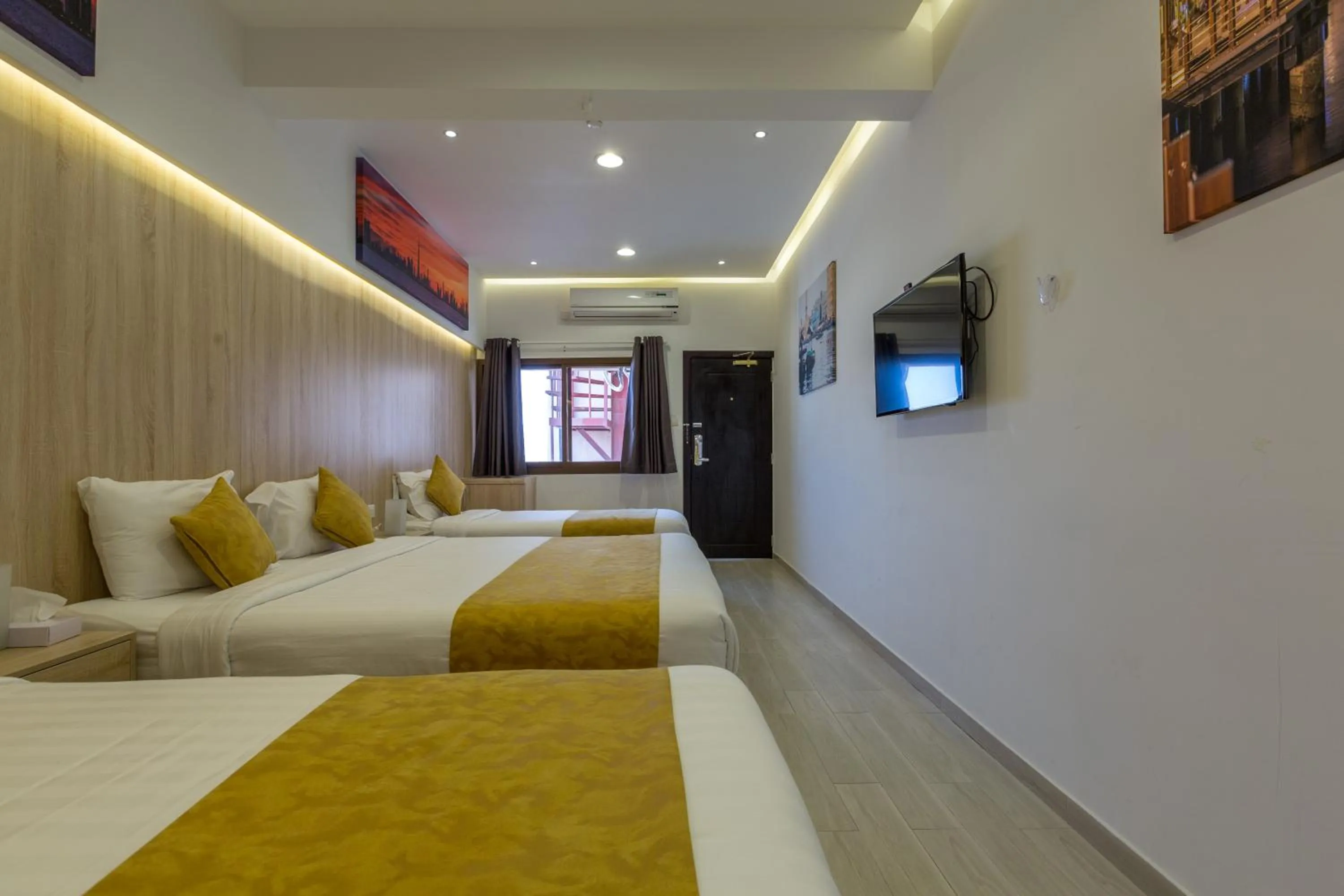 Bed in 24 Gold Hotel