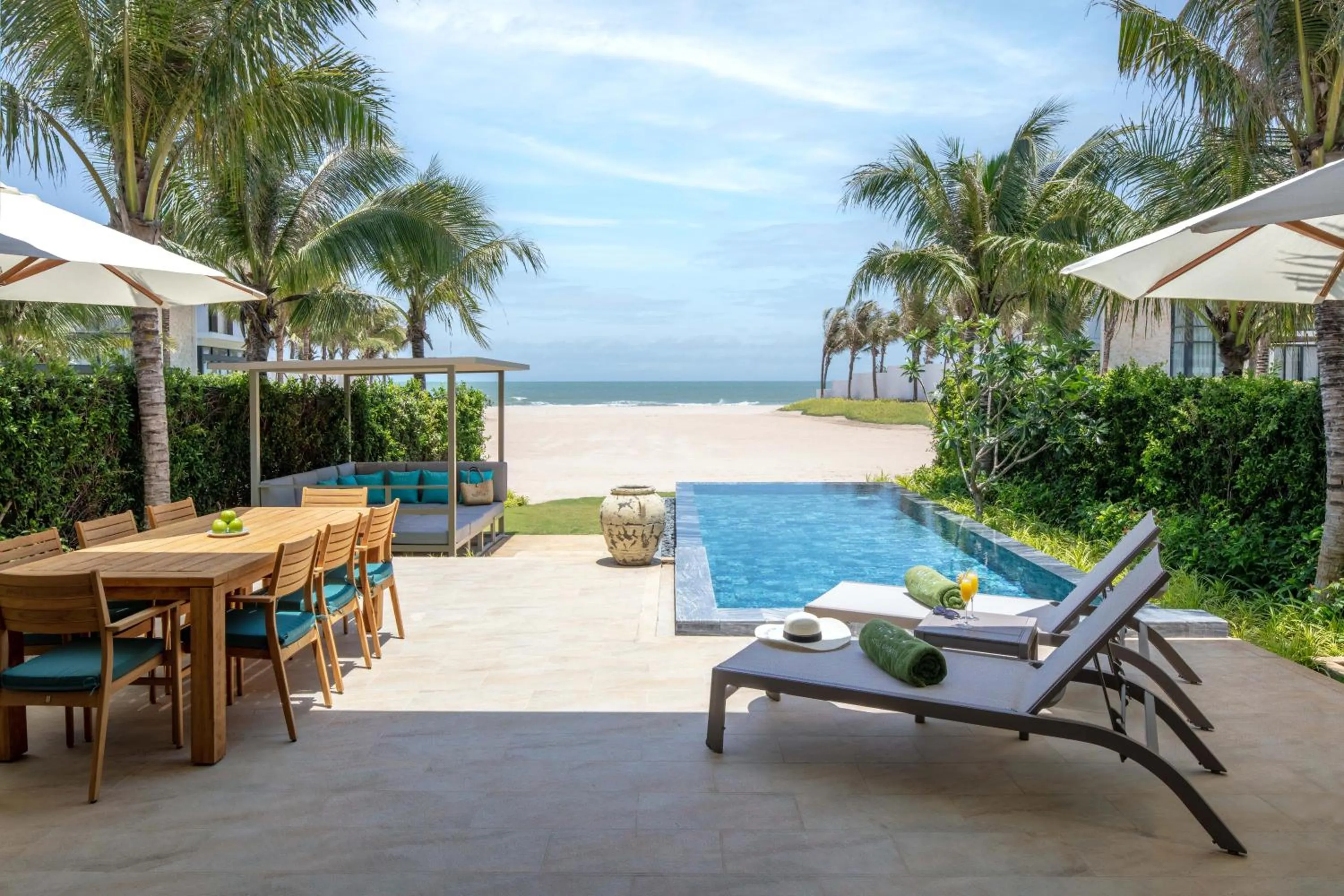 Swimming pool in Melia Ho Tram Beach Resort