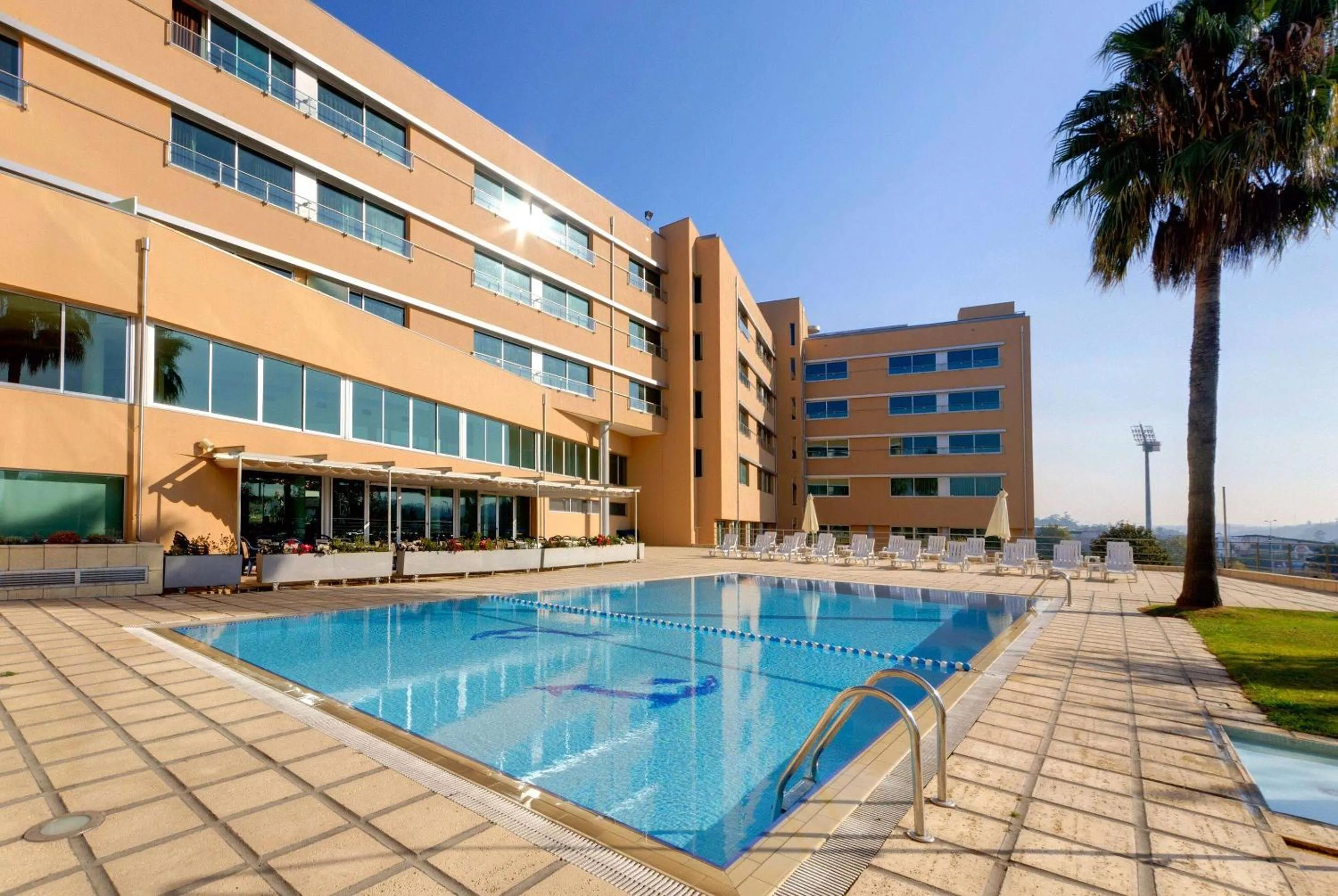 Pool view in TRYP by Wyndham Porto Expo Hotel
