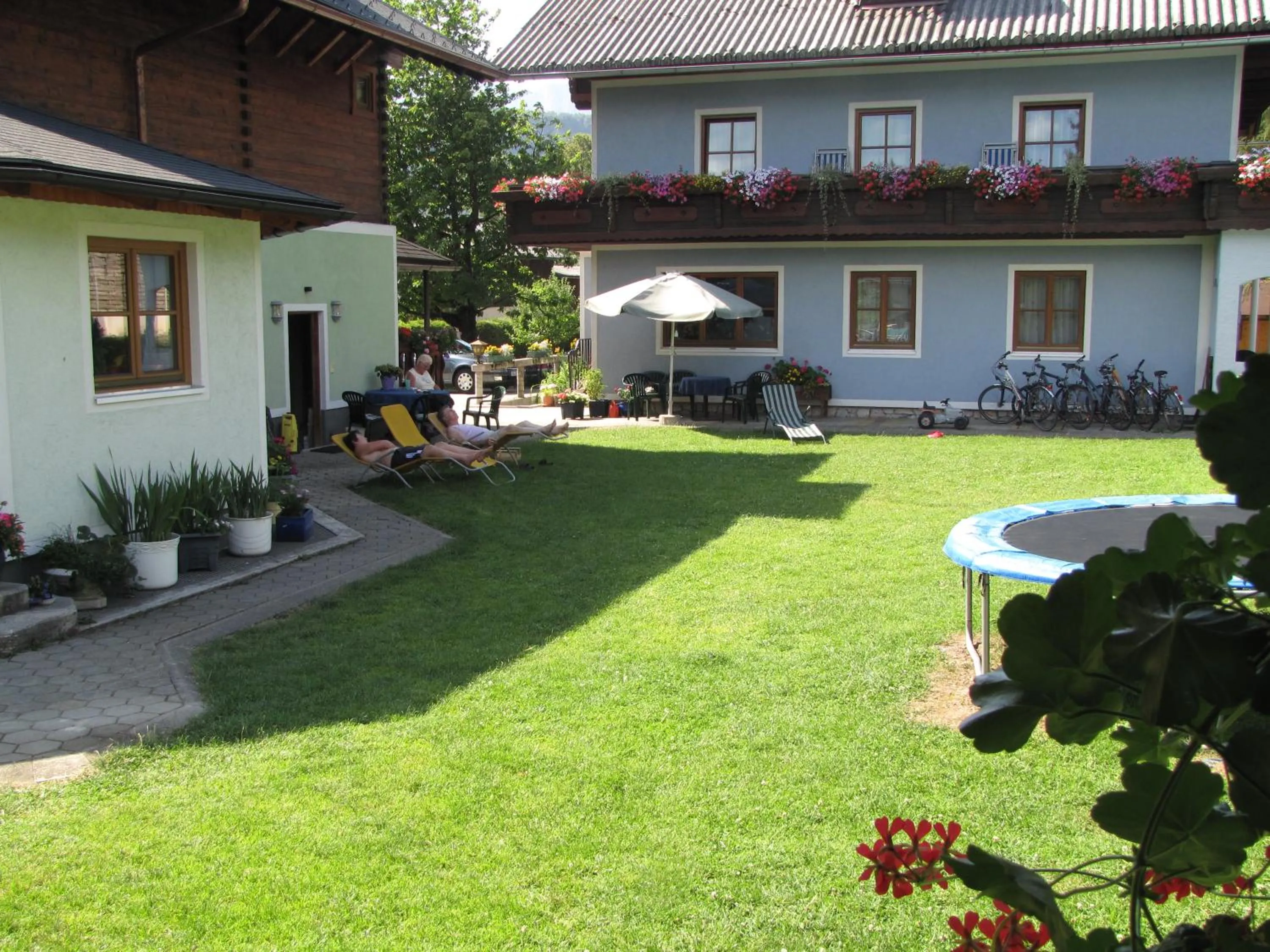 Garden in Pension Sydler