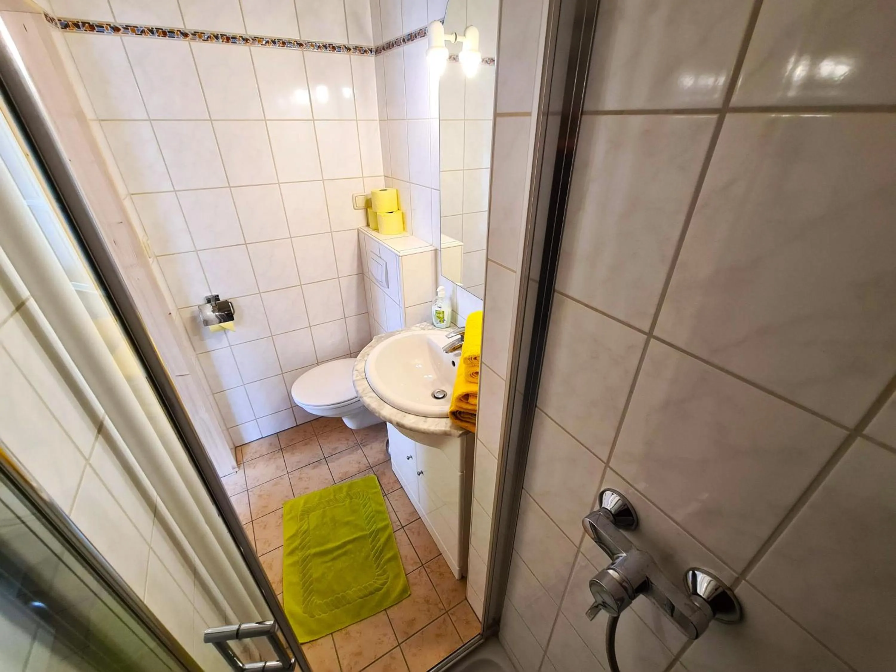 Toilet in Pension Sydler