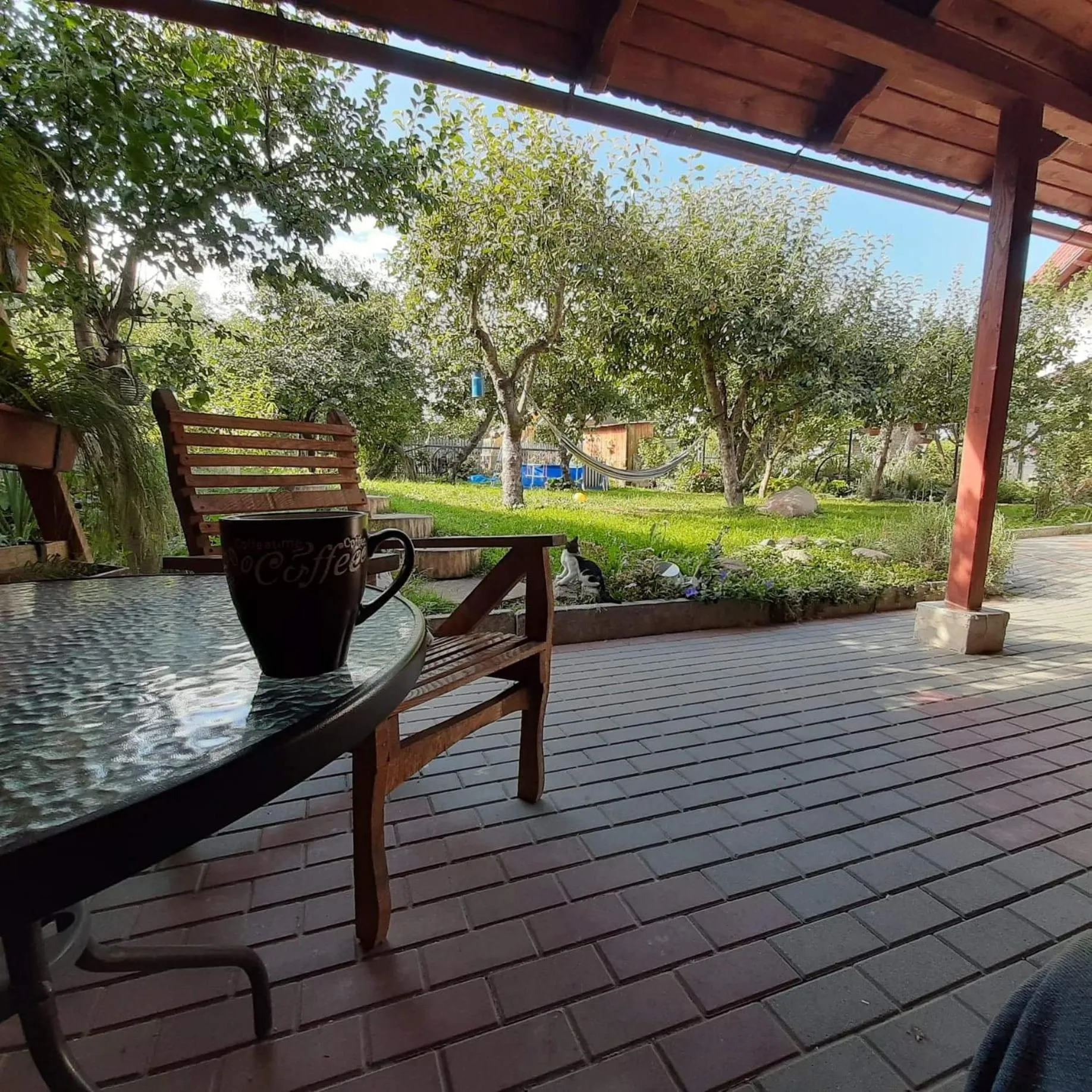 Balcony/Terrace in Agroturystyka Cold Sea