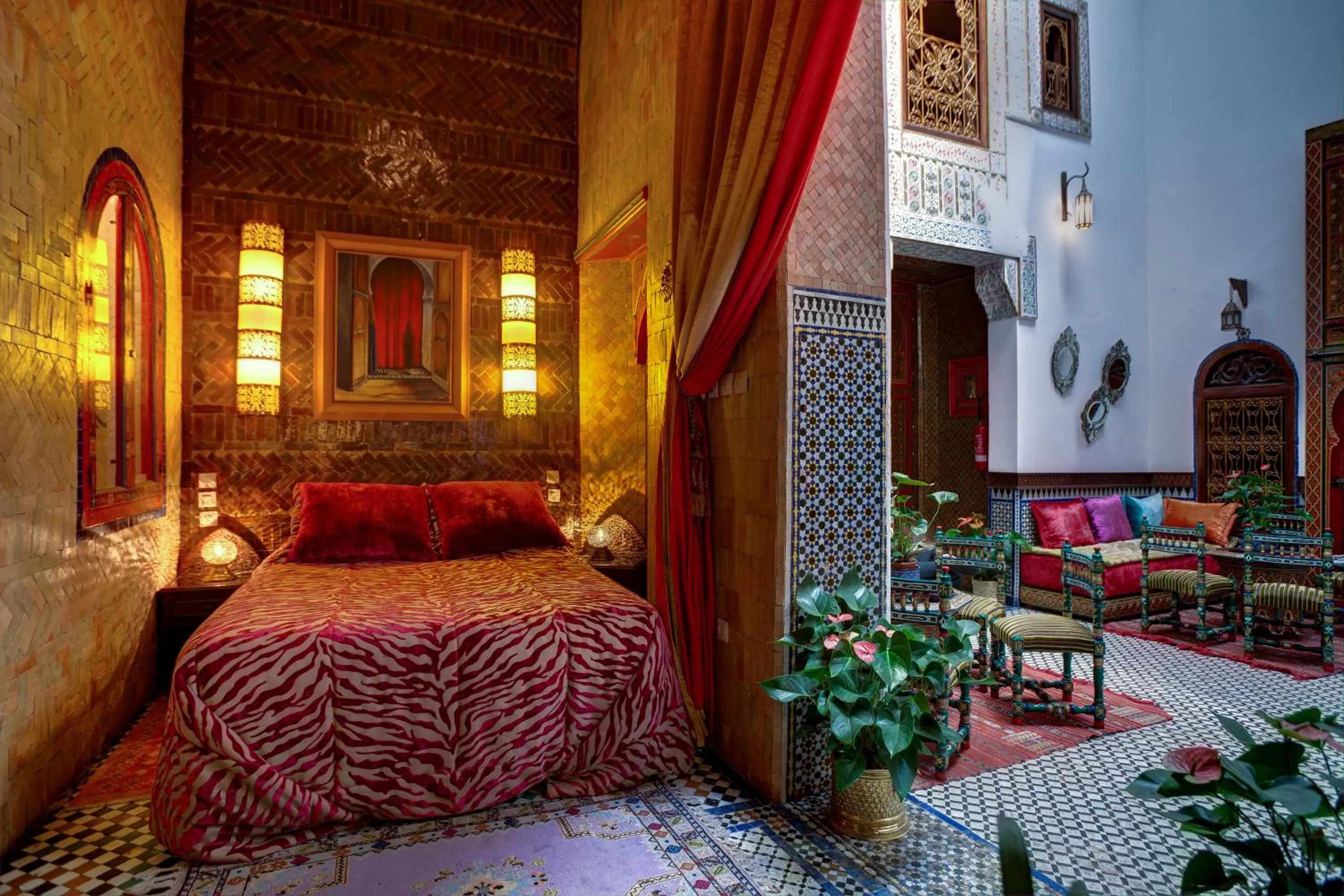 Photo of the whole room, Bed in Riad La Maison Verte