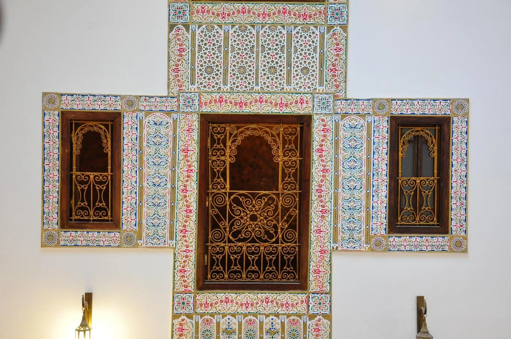 Decorative detail in Riad La Maison Verte