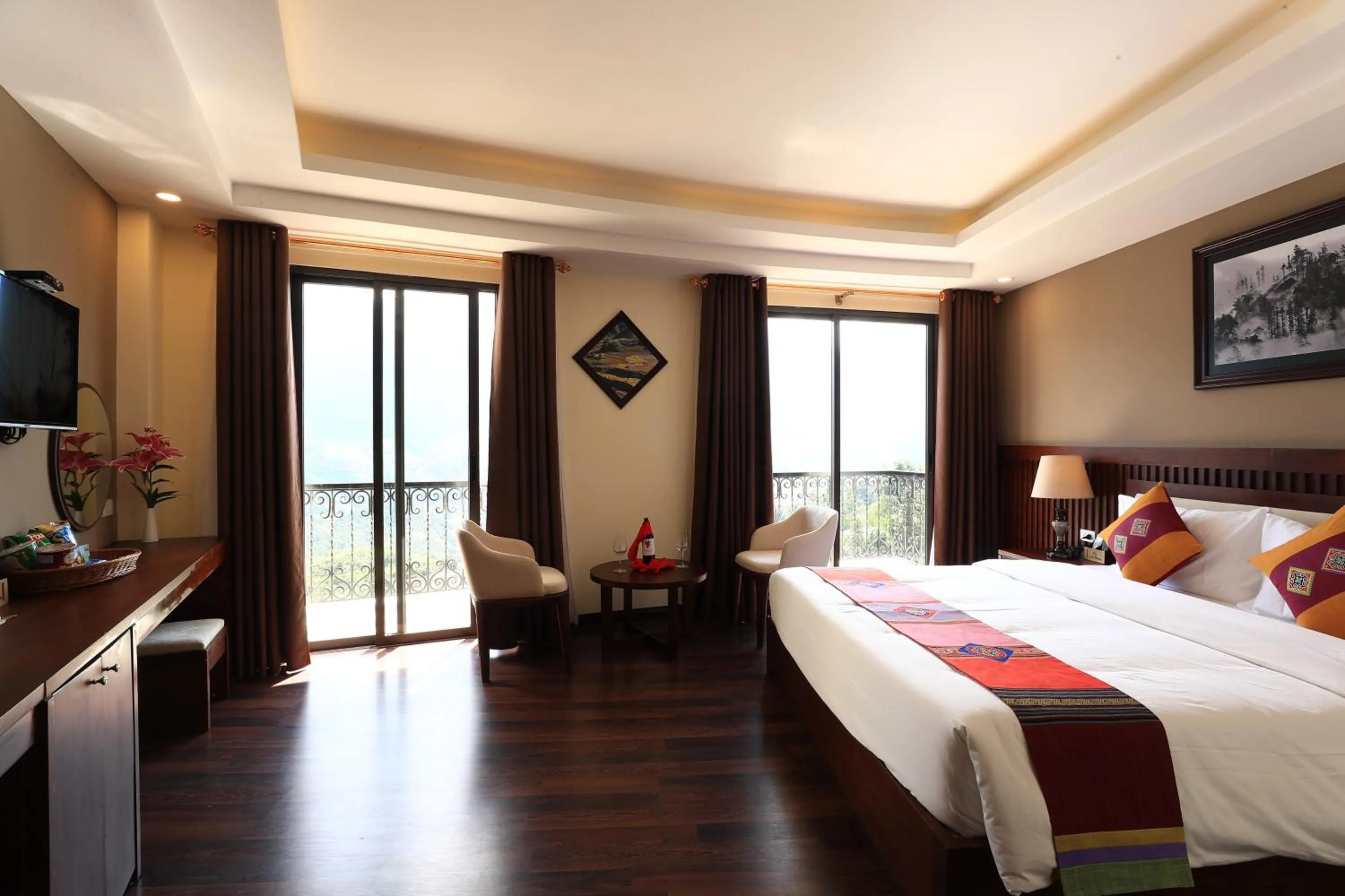 Bedroom, Bed in The View Sapa Hotel