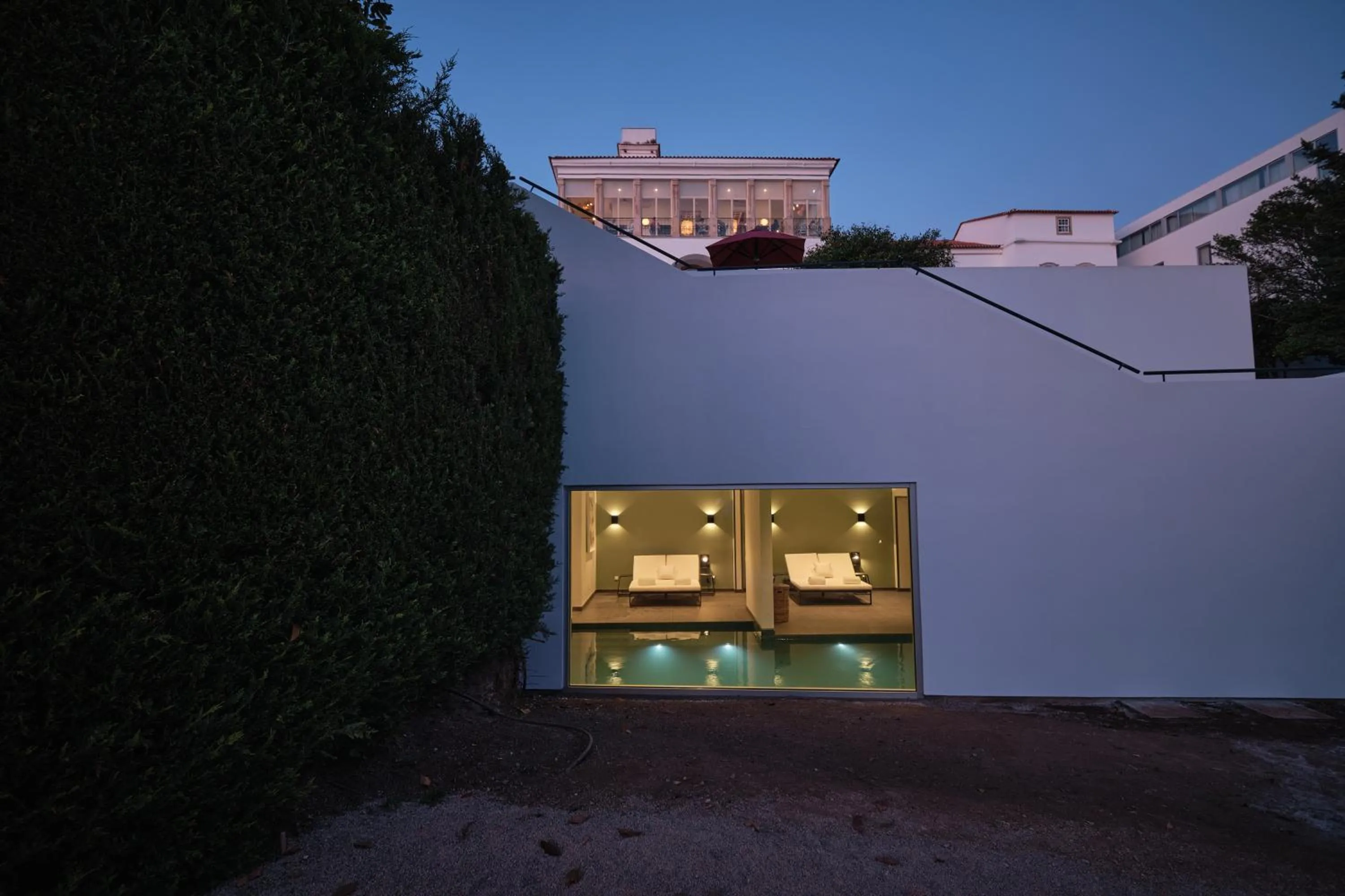 Pool view in Palacio da Lousa Boutique Hotel