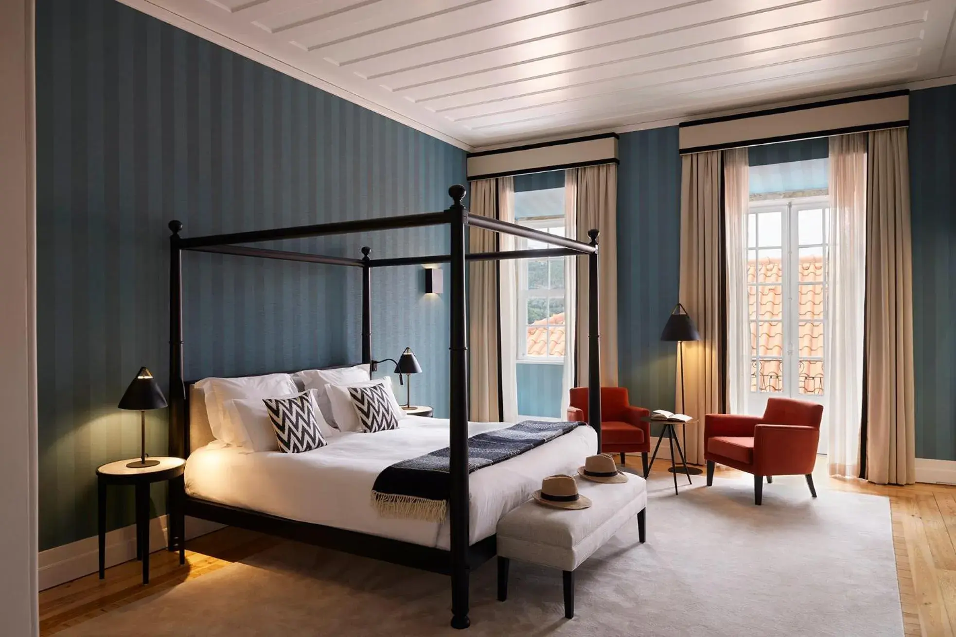 Bedroom, Bed in Palacio da Lousa Boutique Hotel Bedroom, Bed in Palacio da Lousa Boutique Hotel