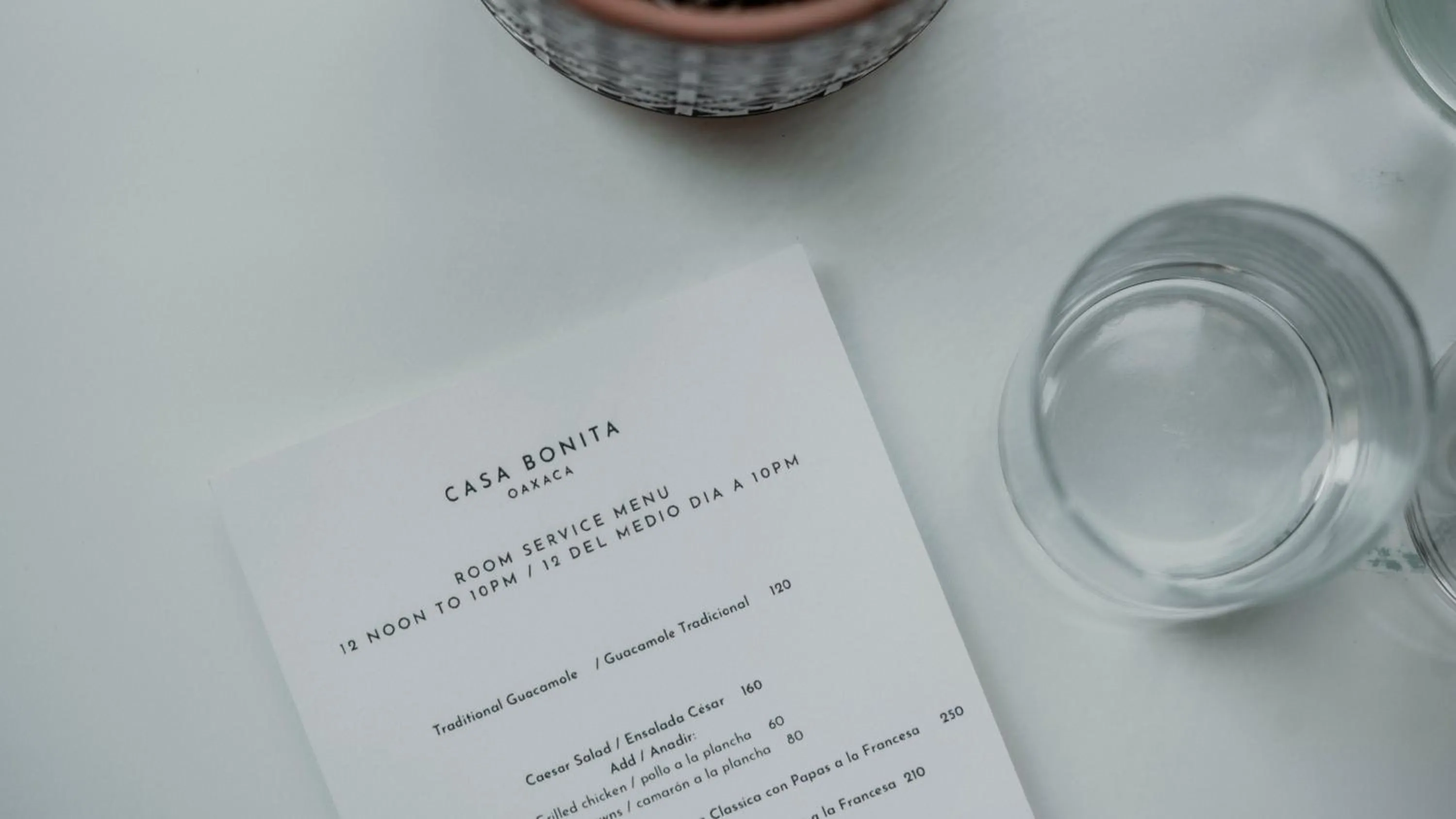 Food and drinks in Casa Bonita Hotel & Luxury Residence