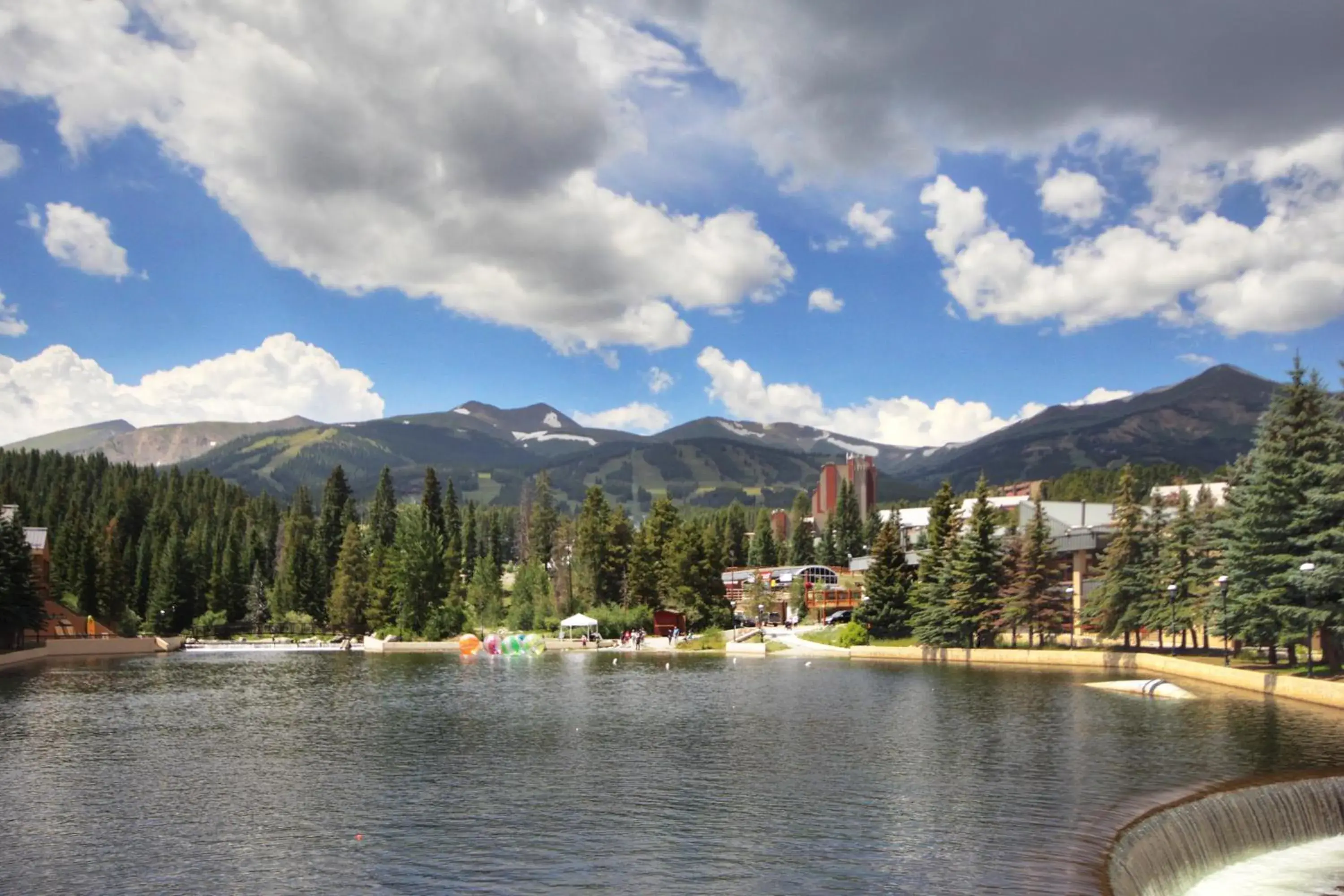 Lake view in Village at Breckenridge Resort Lake view in Village at Breckenridge Resort