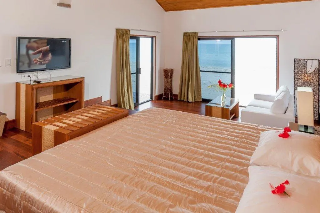 Bed in Hotel Paradis d'Ouvéa