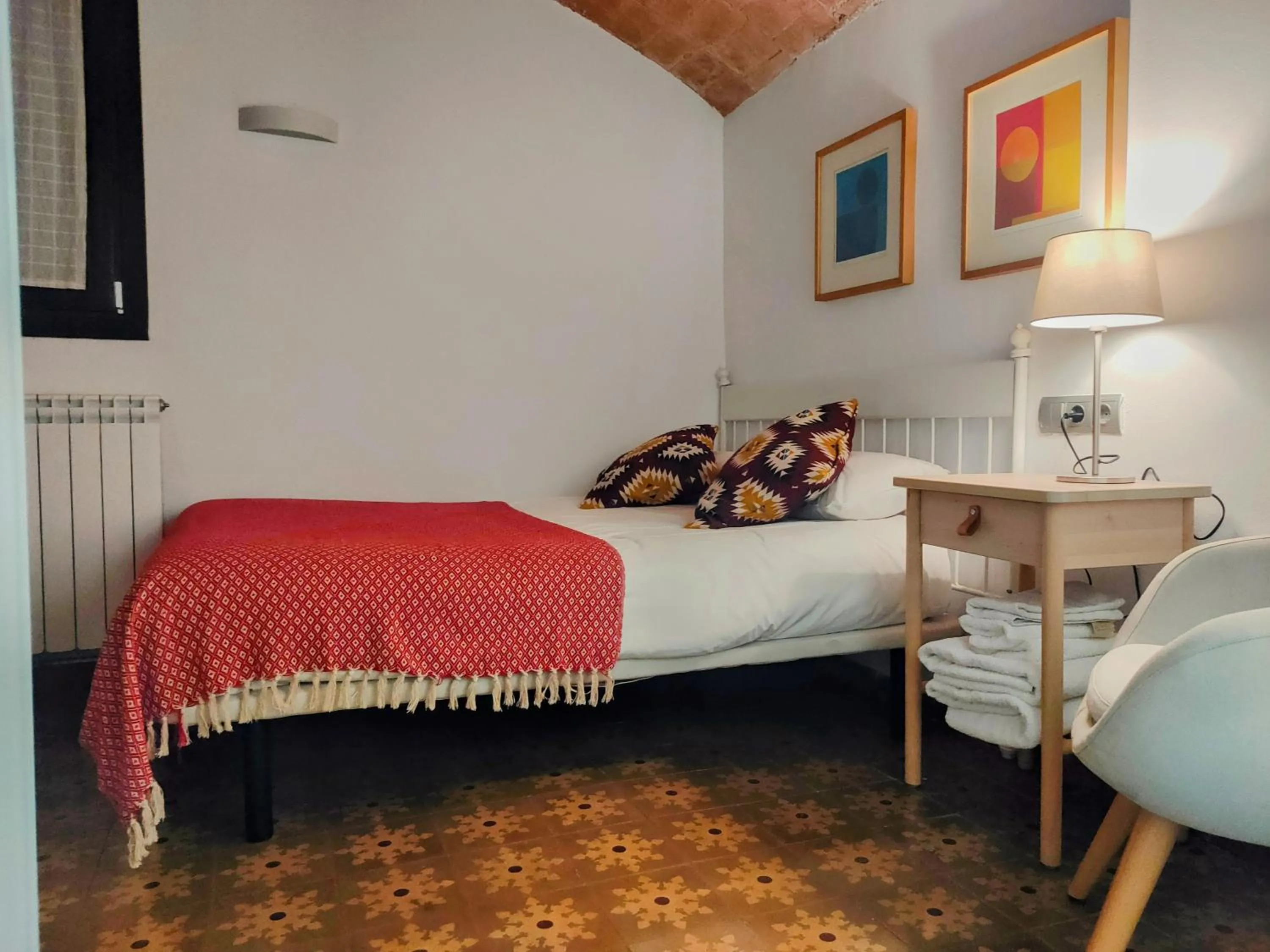 Bed in La Frasera Alojamiento Rural