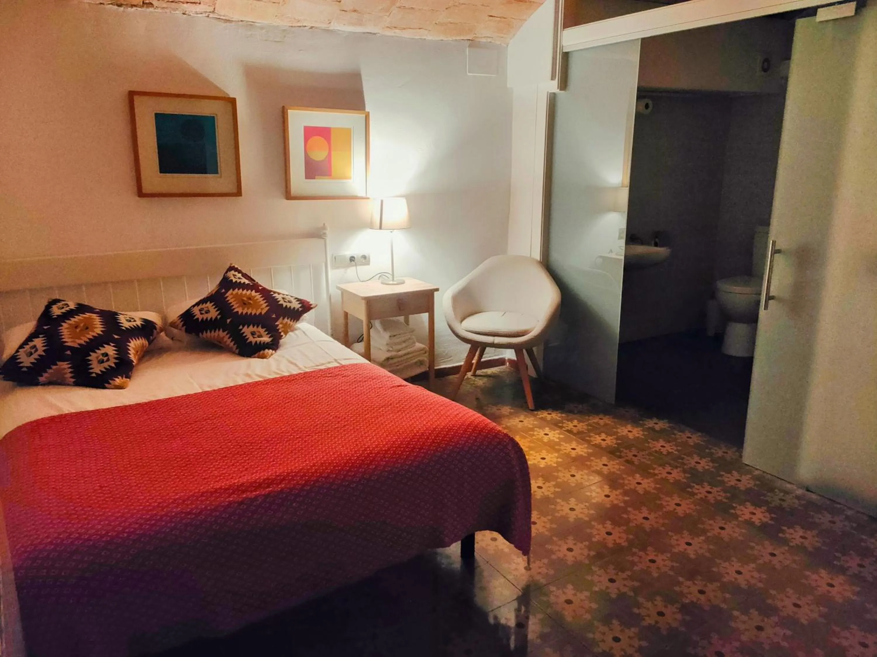 Bed in La Frasera Alojamiento Rural