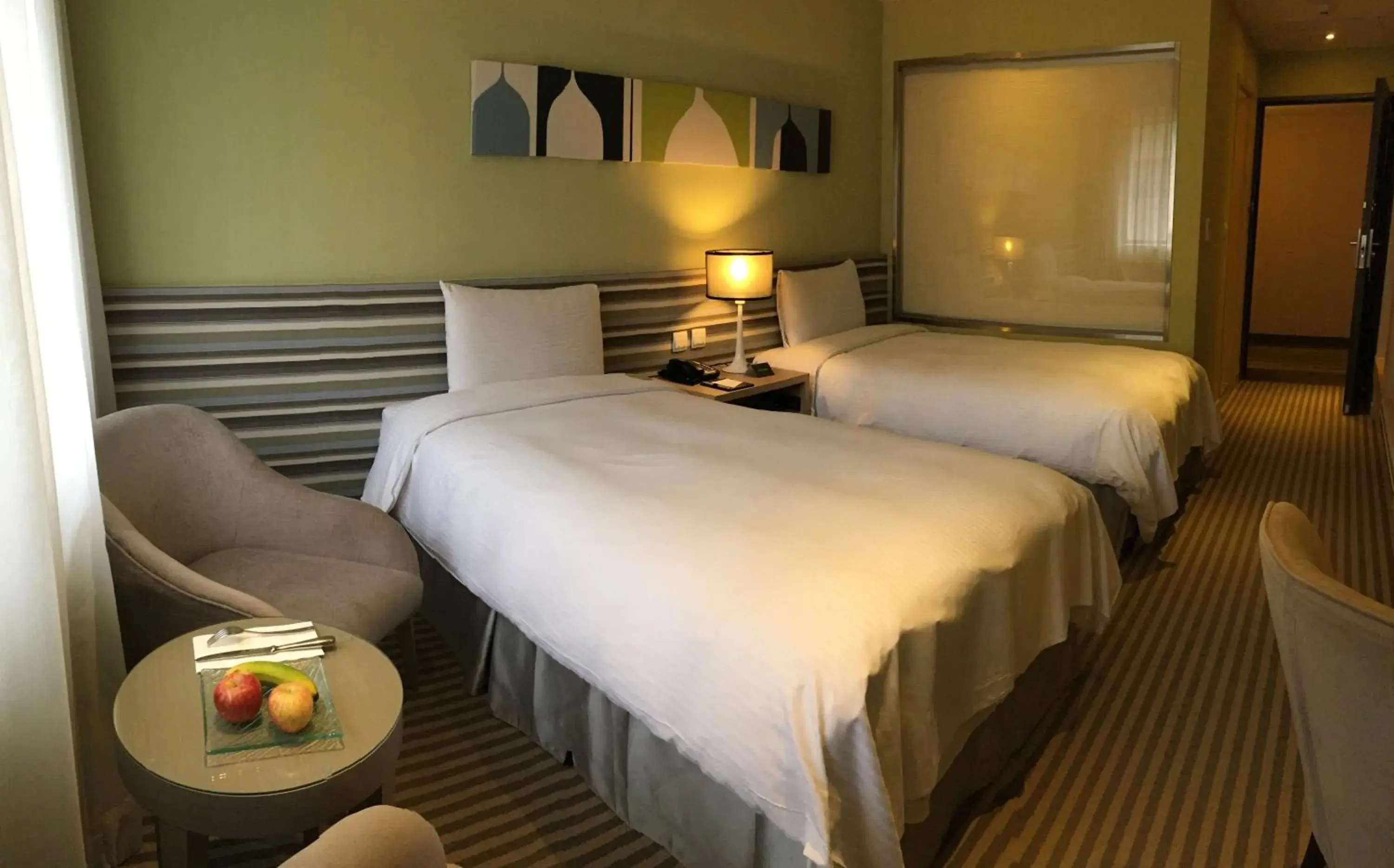 Twin Room in Park City Hotel Central Taichung Twin Room in Park City Hotel Central Taichung