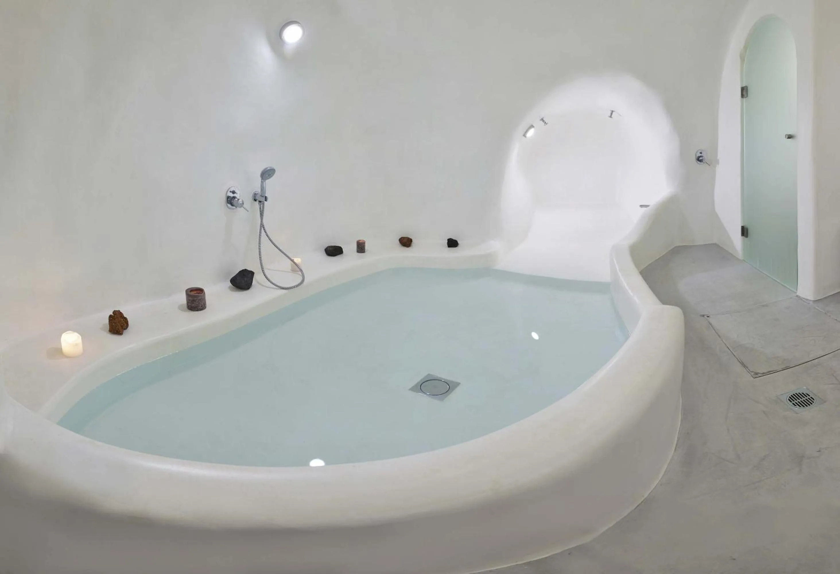 Bathroom in Cave Suite Oia