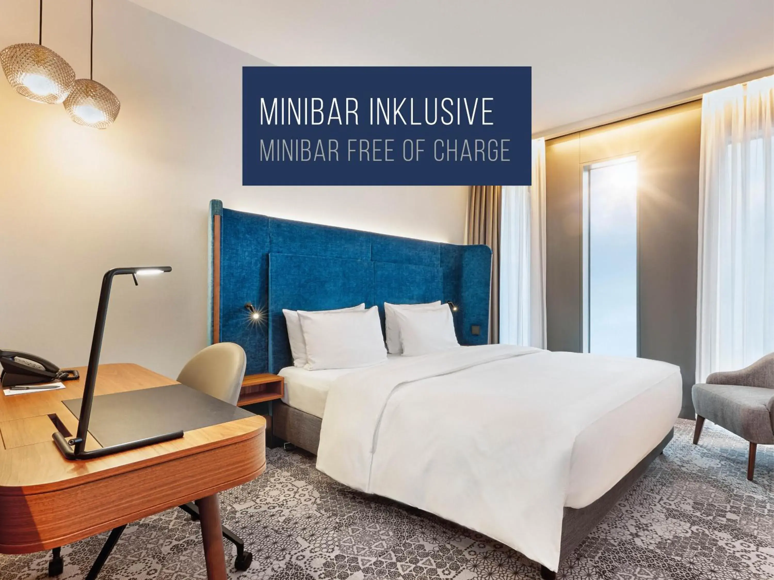 Photo of the whole room, Bed in HYPERION Hotel München Photo of the whole room, Bed in HYPERION Hotel München