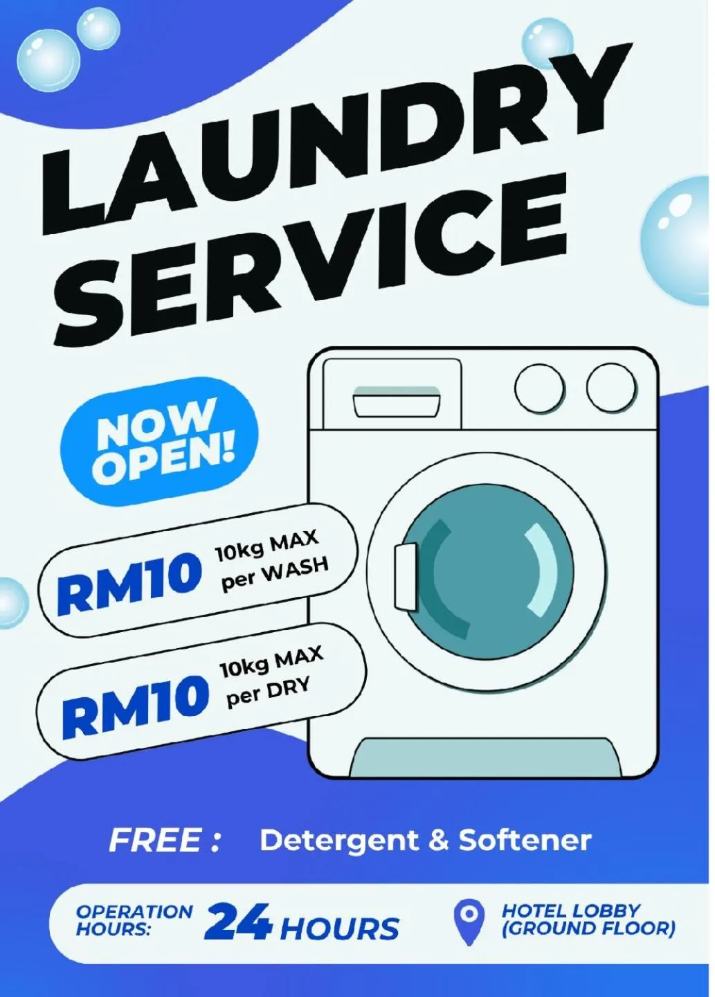 laundry in Hotel Sentral Georgetown @ City Centre