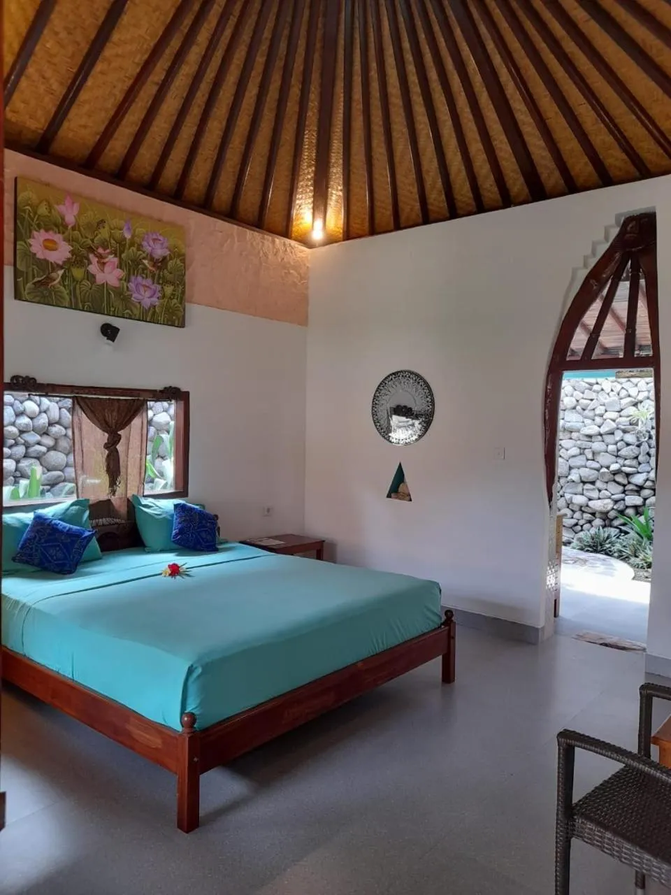 Bed in 1000 Dream Bungalow
