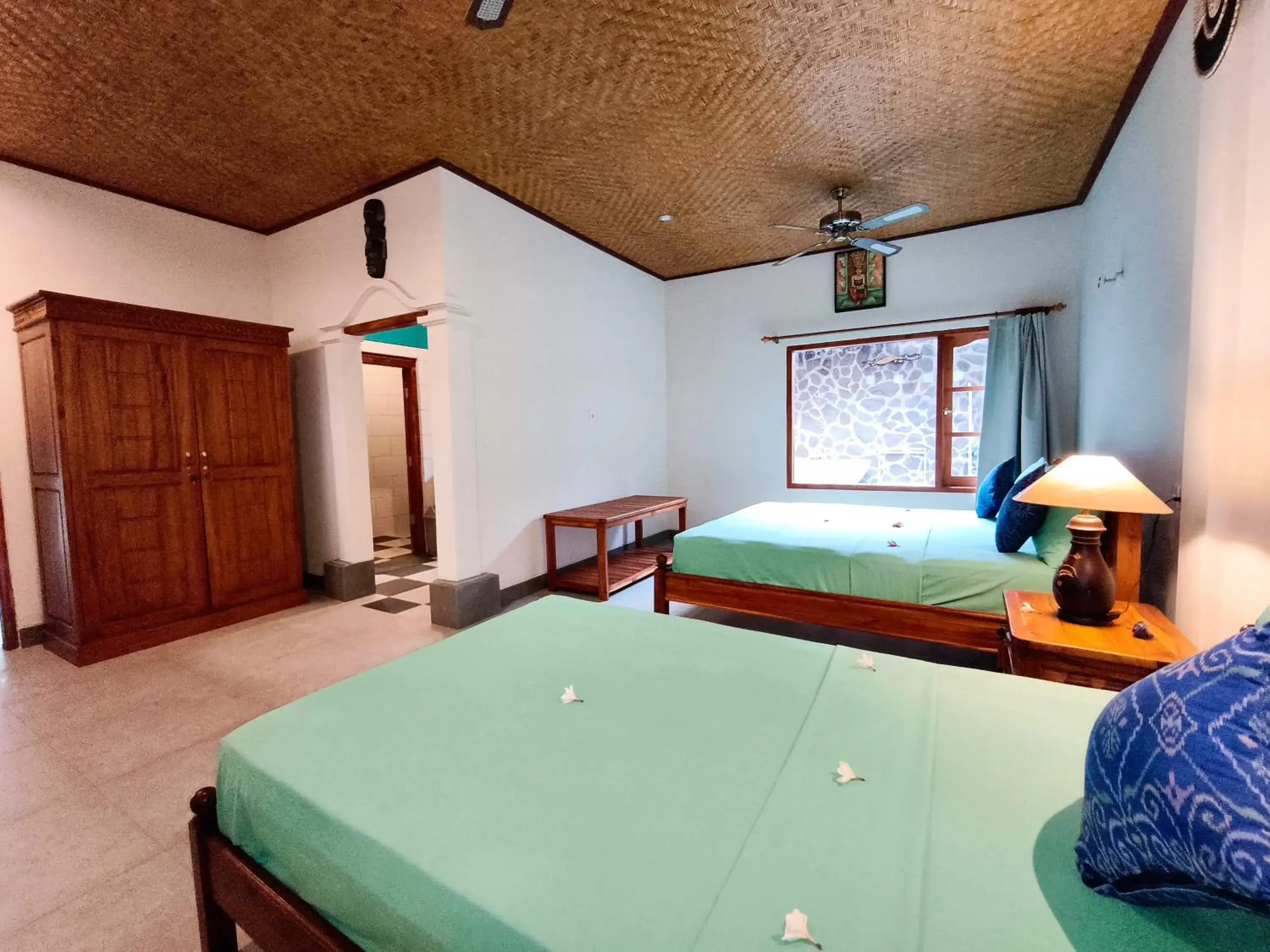 Bedroom, Bed in 1000 Dream Bungalow Bedroom, Bed in 1000 Dream Bungalow