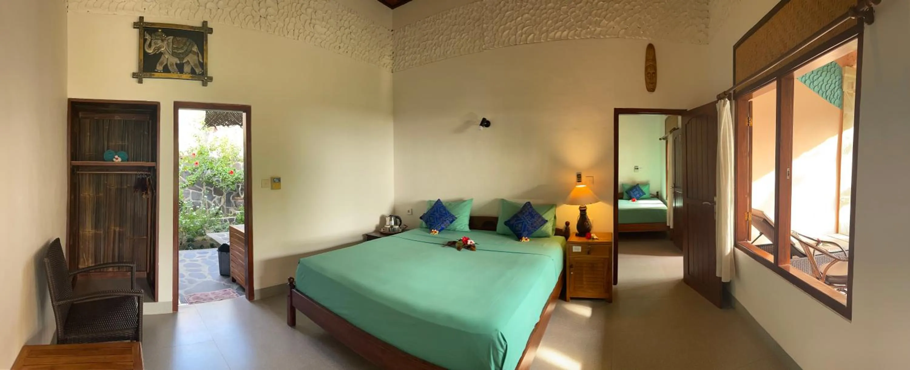 Bed in 1000 Dream Bungalow