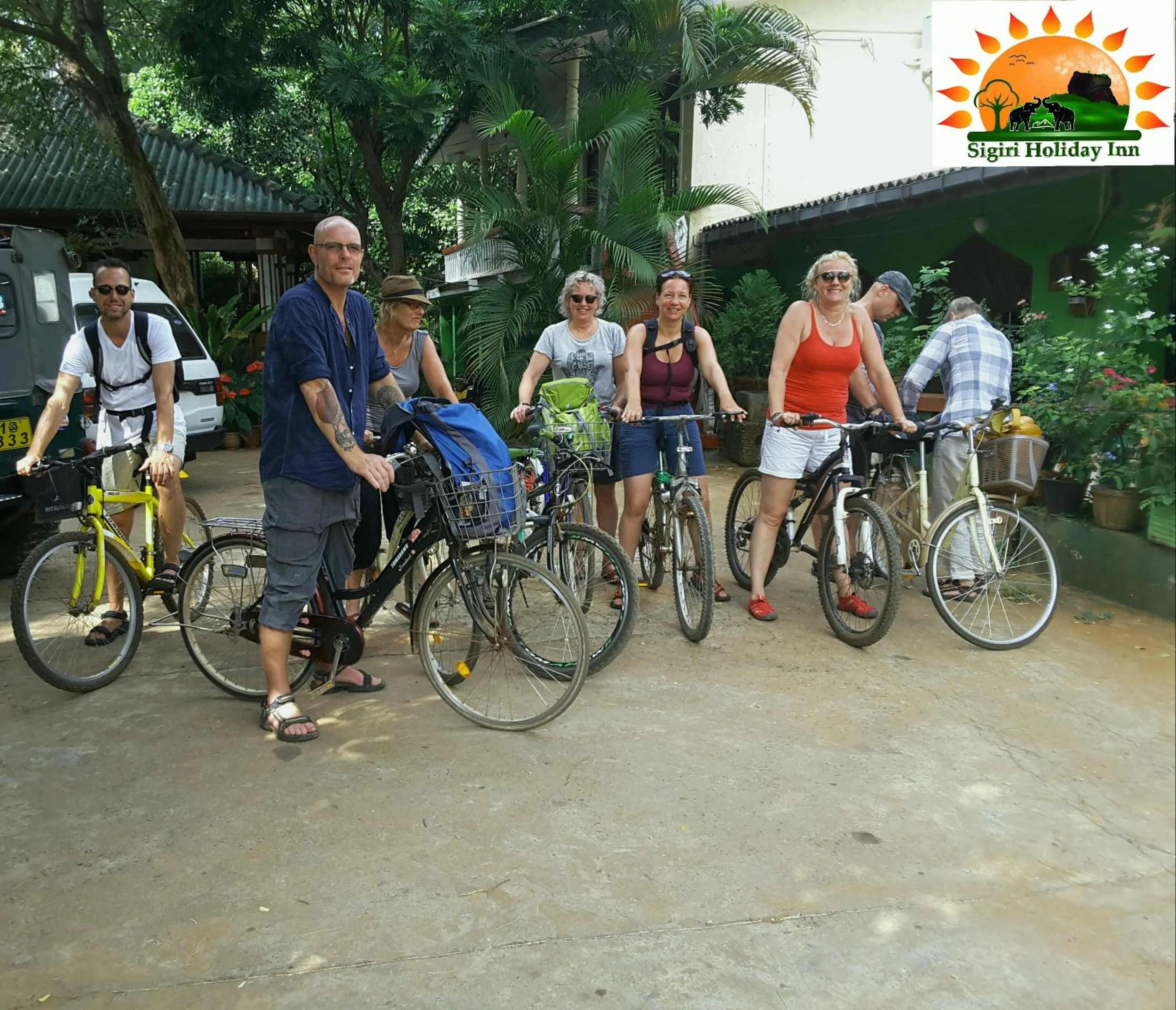 Cycling in Sigiri Holiday Inn