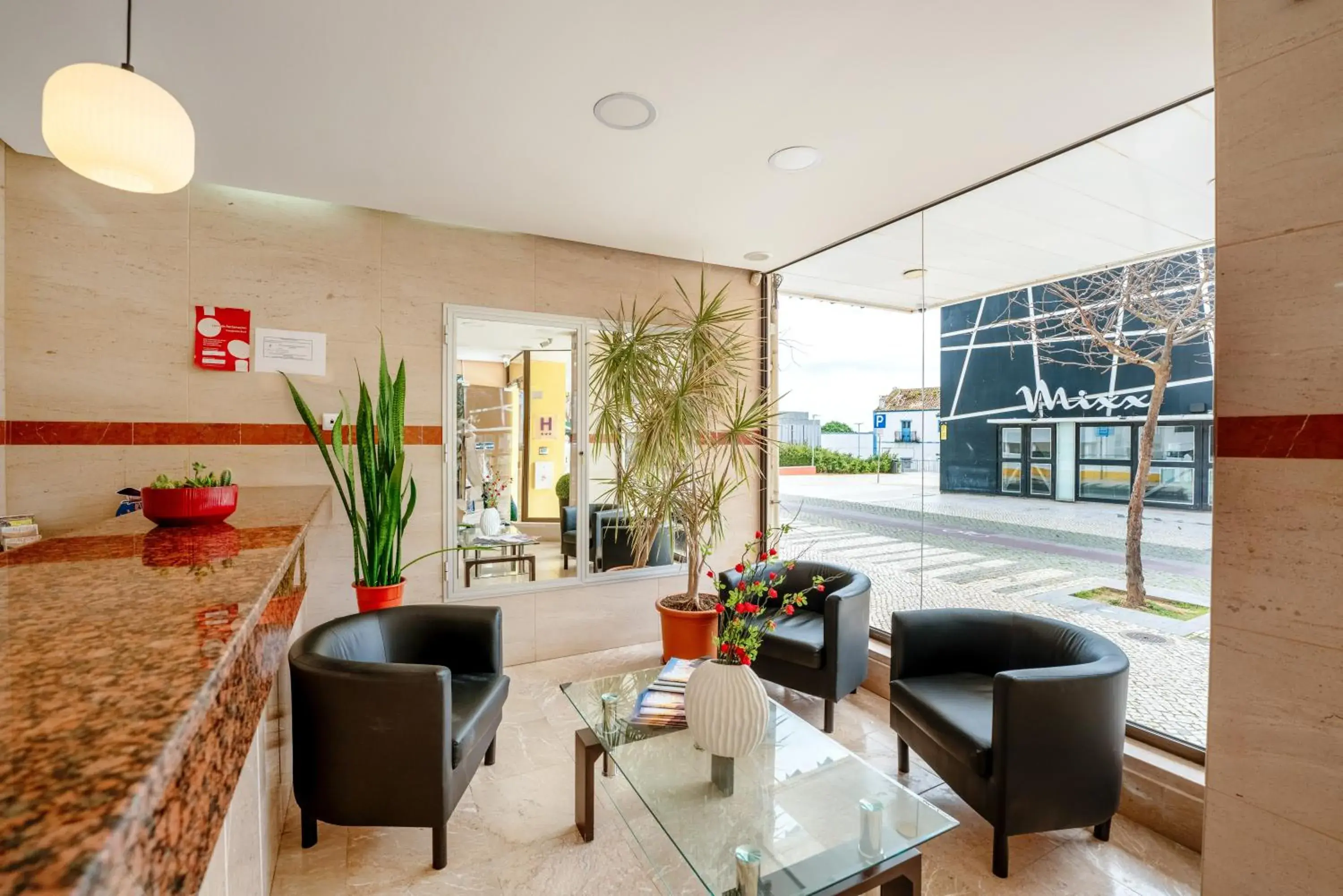 Lobby or reception in Hotel Avenida Praia Lobby or reception in Hotel Avenida Praia