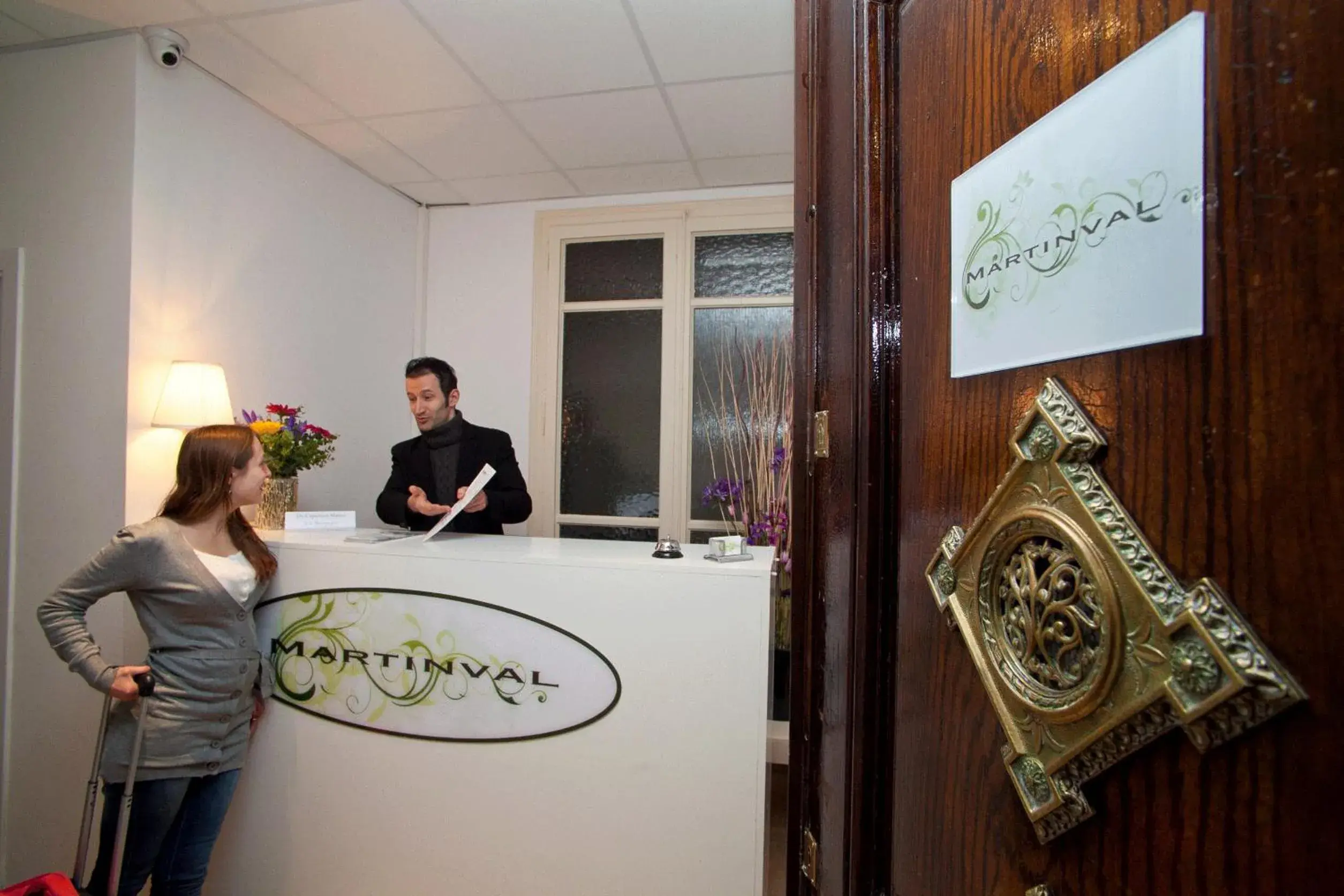 Lobby or reception in Hostal Martinval Lobby or reception in Hostal Martinval