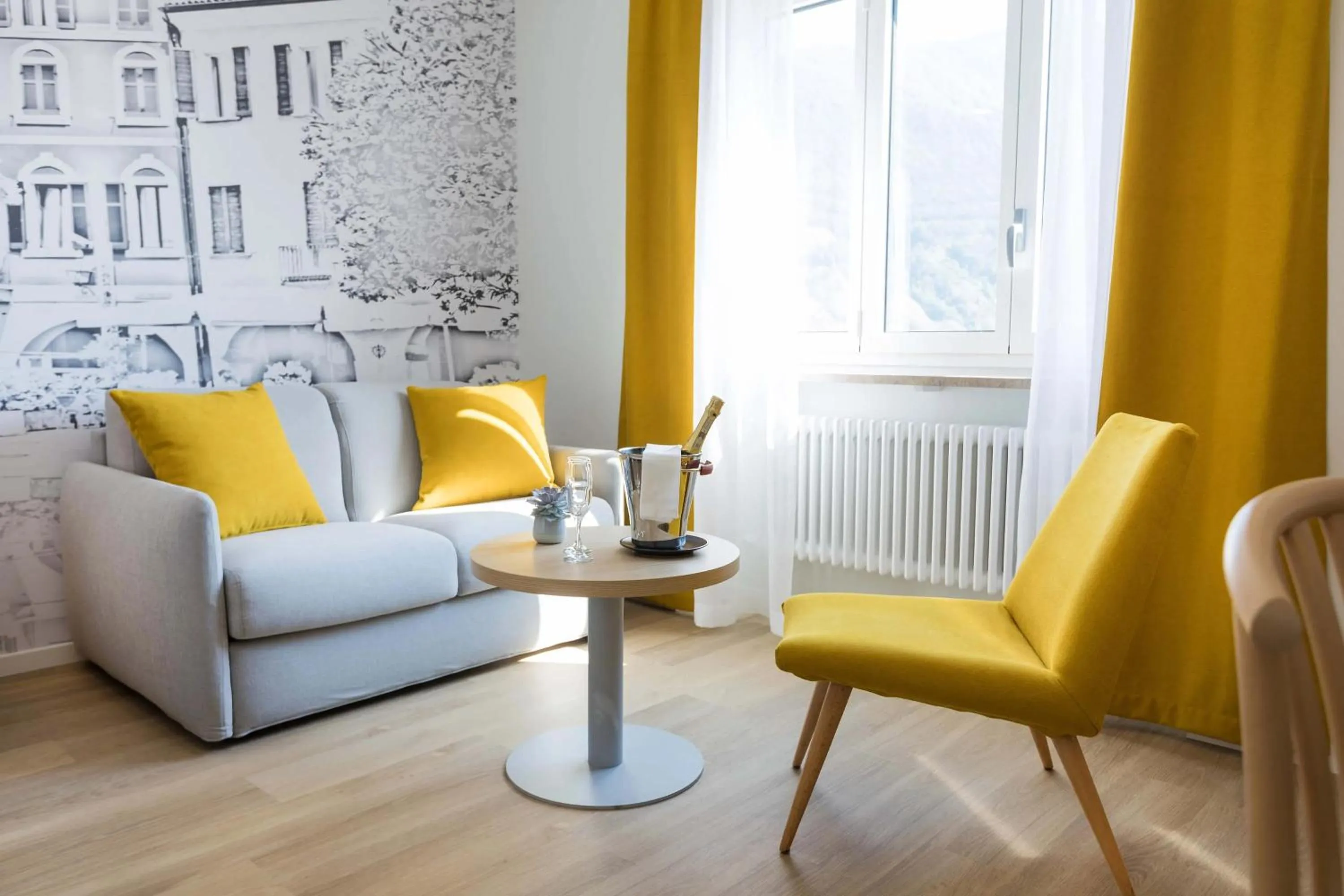 Seating area in Hotel Village Campofelice