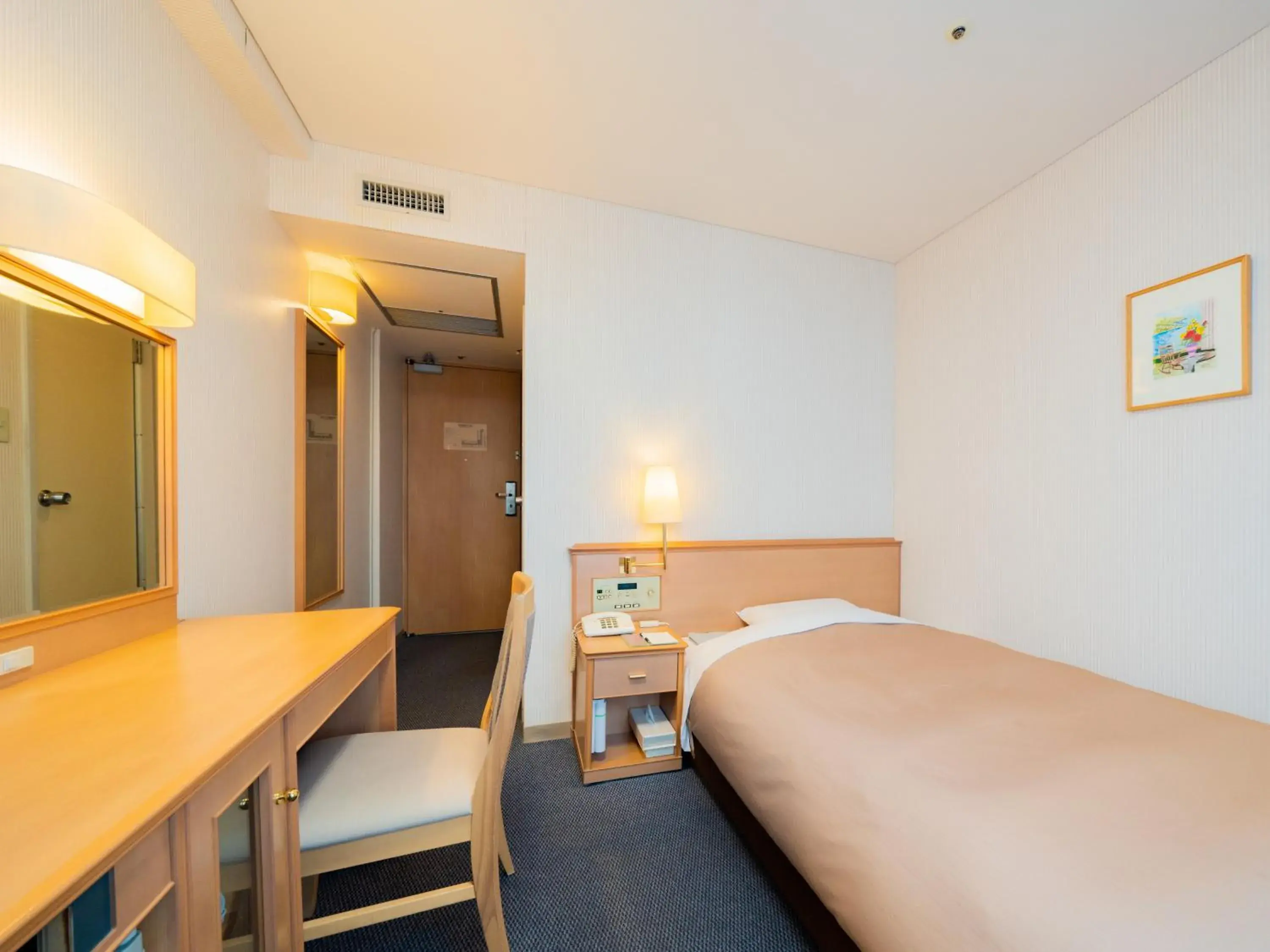 Bed in Hotel Grand Terrace Obihiro Bed in Hotel Grand Terrace Obihiro